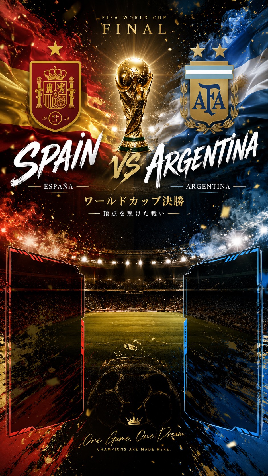 ⚽️ワールドカップ決勝‼️