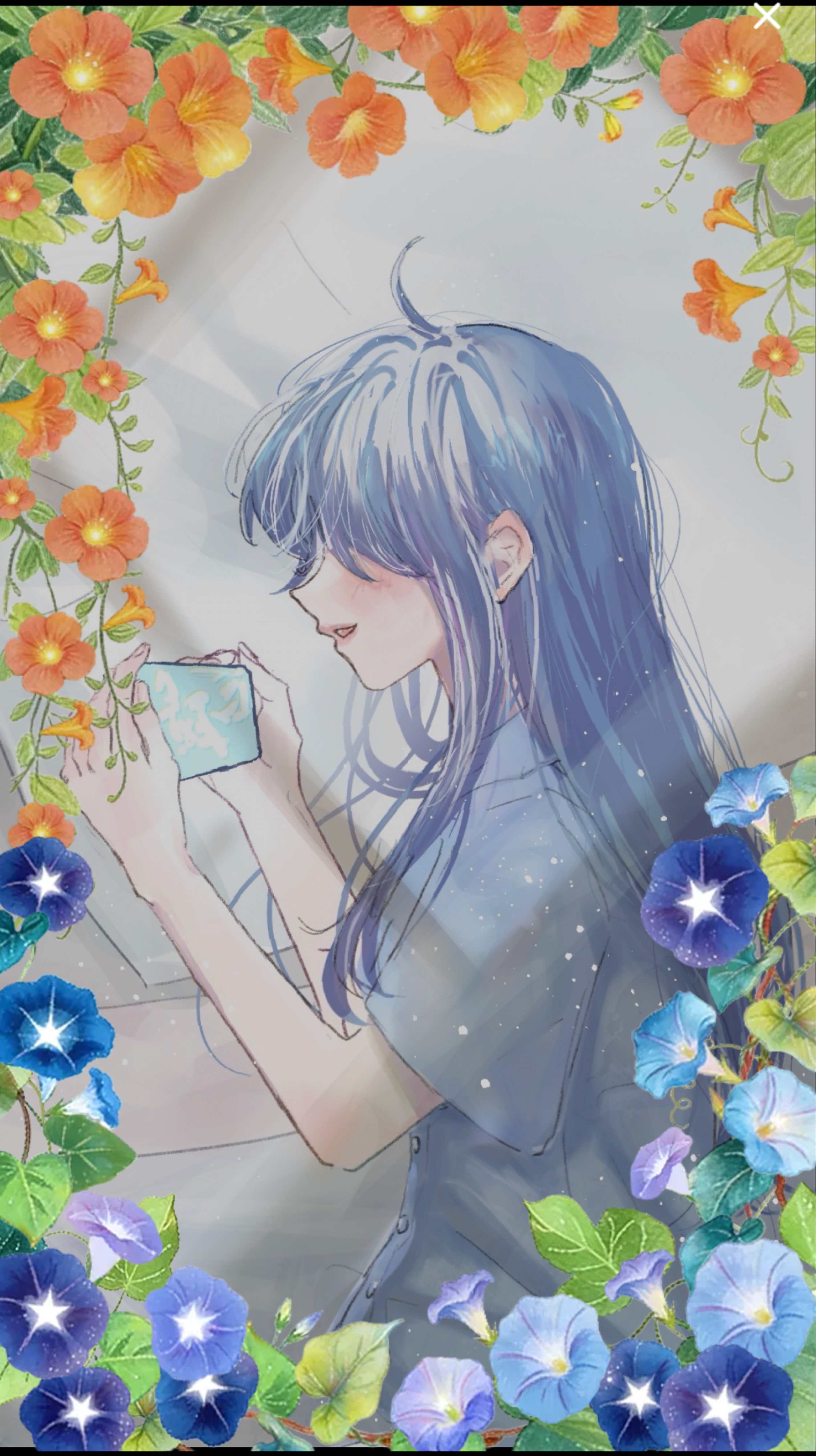 夏の朝のお時間