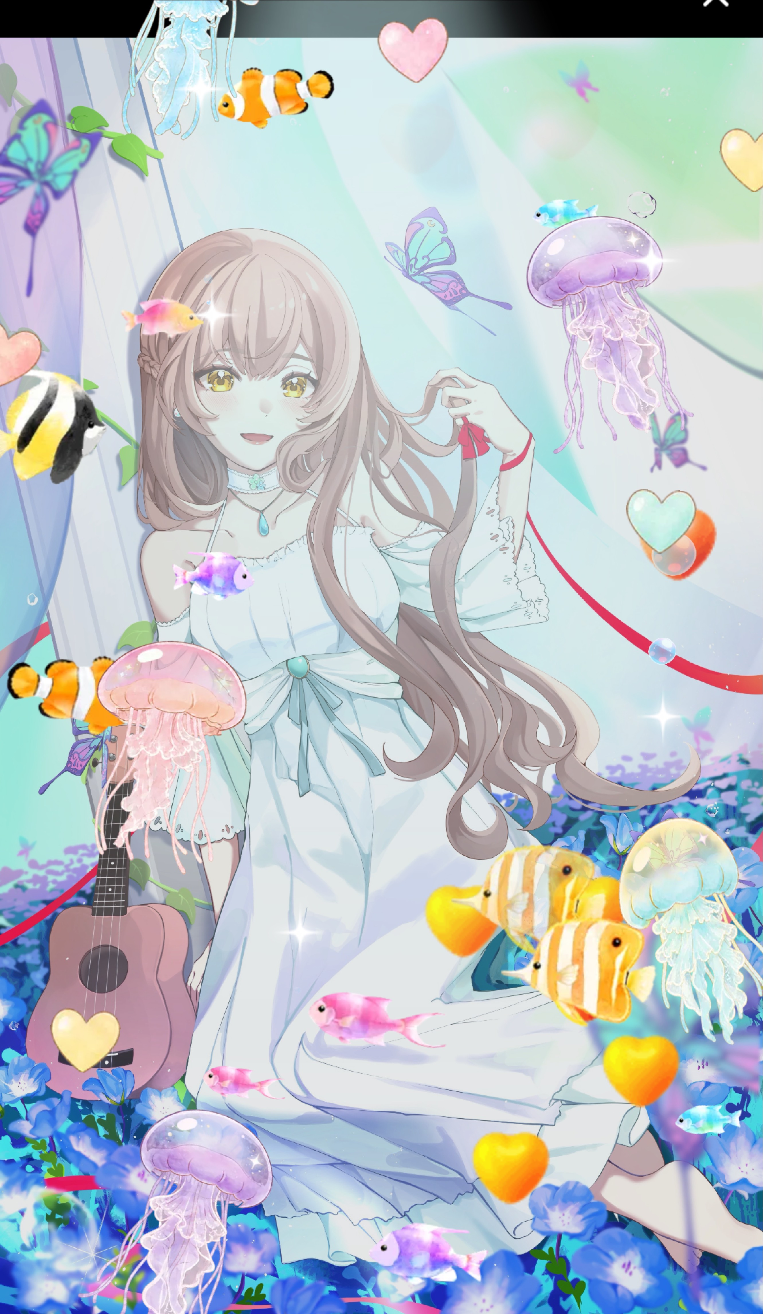 ウクレレ？1時間•*¨*•.¸¸♬︎