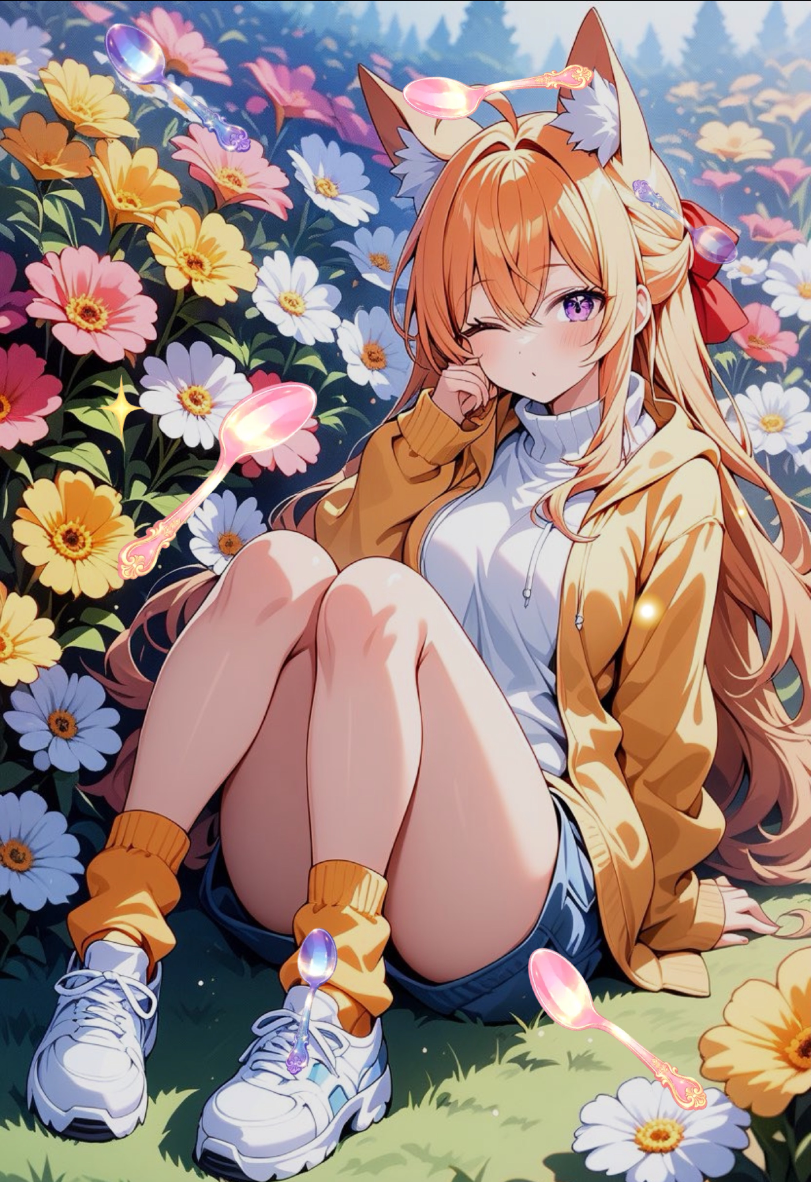 きつねとお歌とご報告🦊💛【SUMMER】