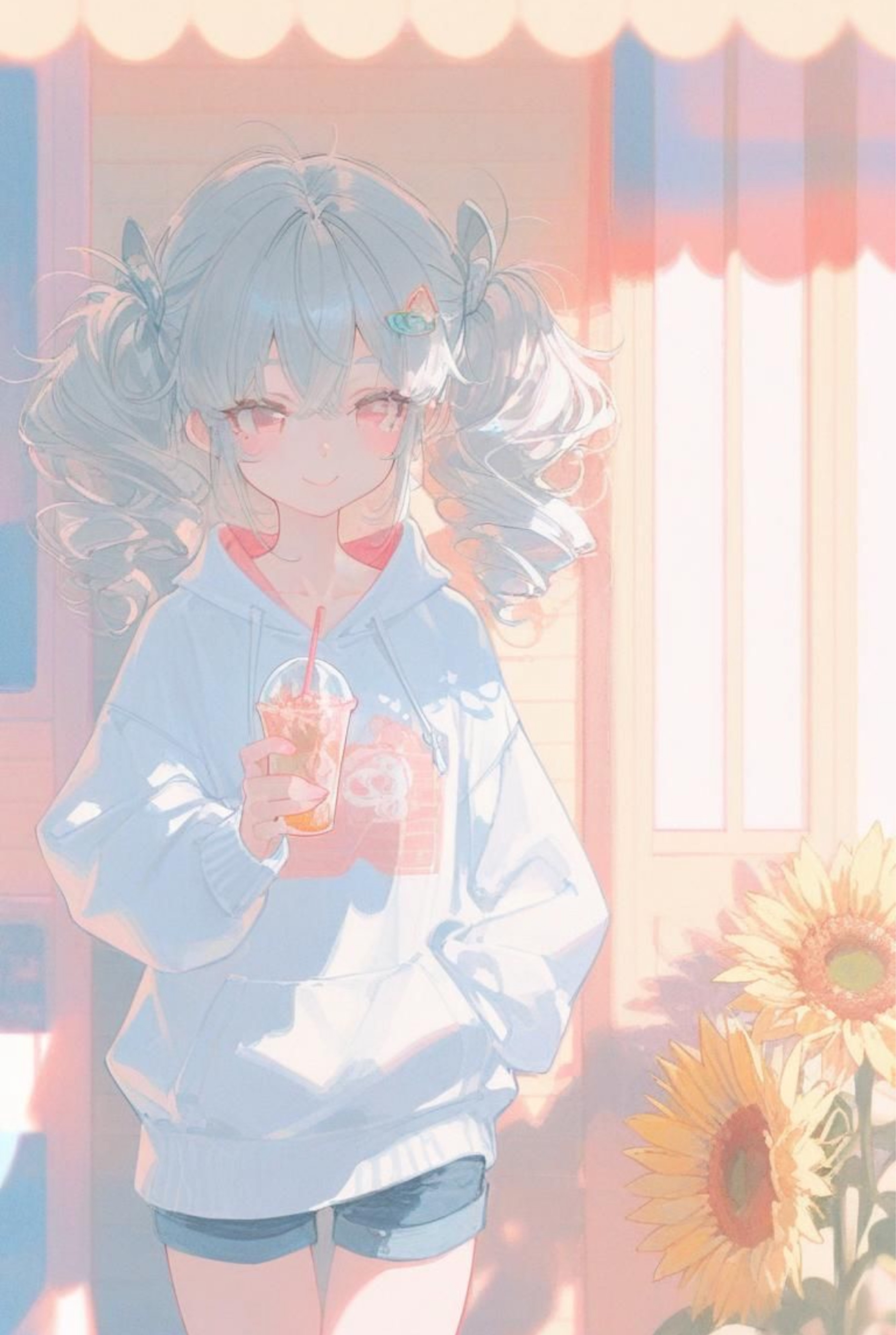 暑いけど頑張ろねっ☀️小声で少し