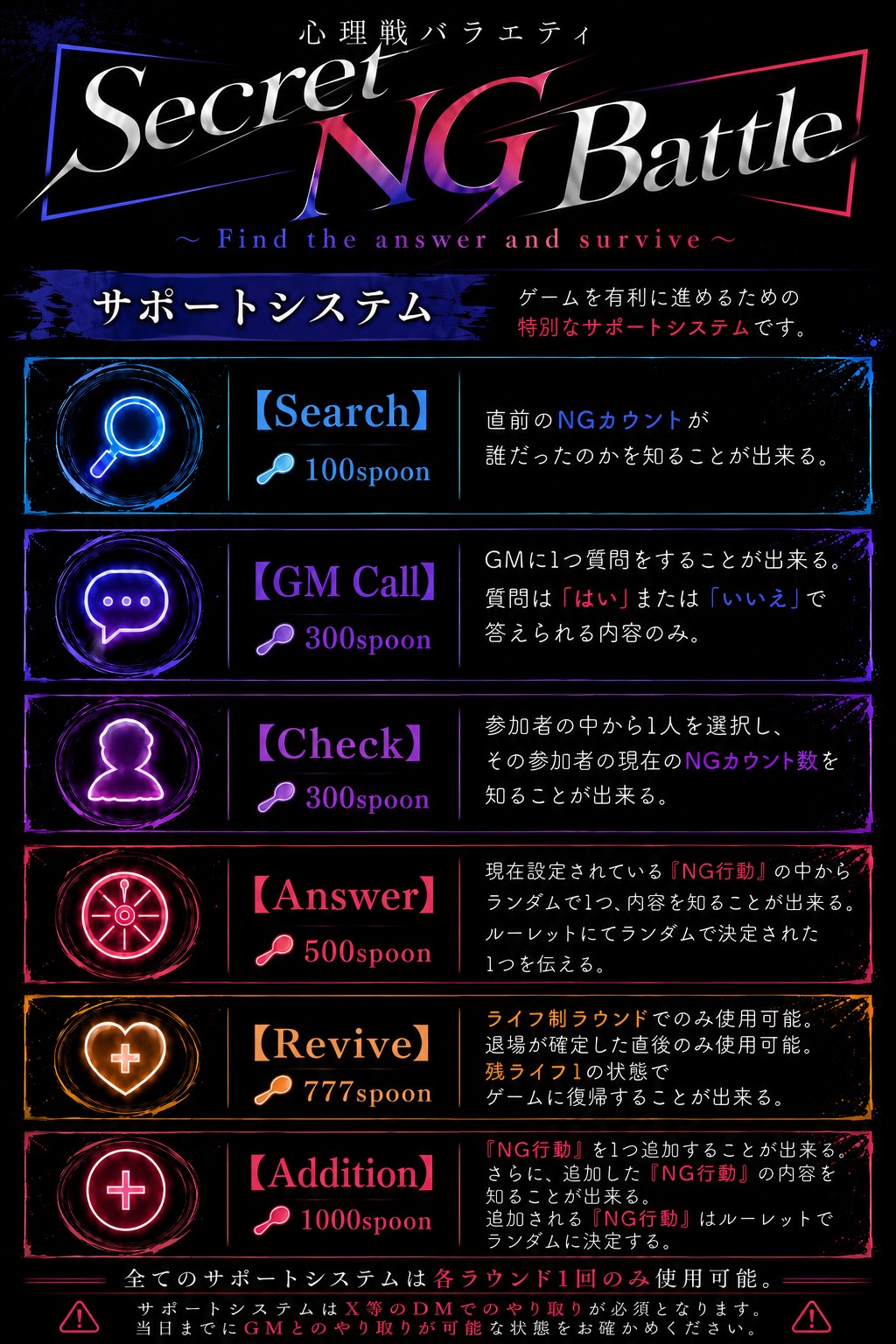 ⚔️Secret NG Battle⚔️