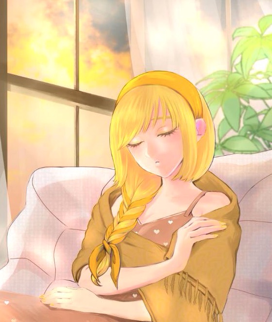 1h波音と癒しの音で音涼みASMR☀️