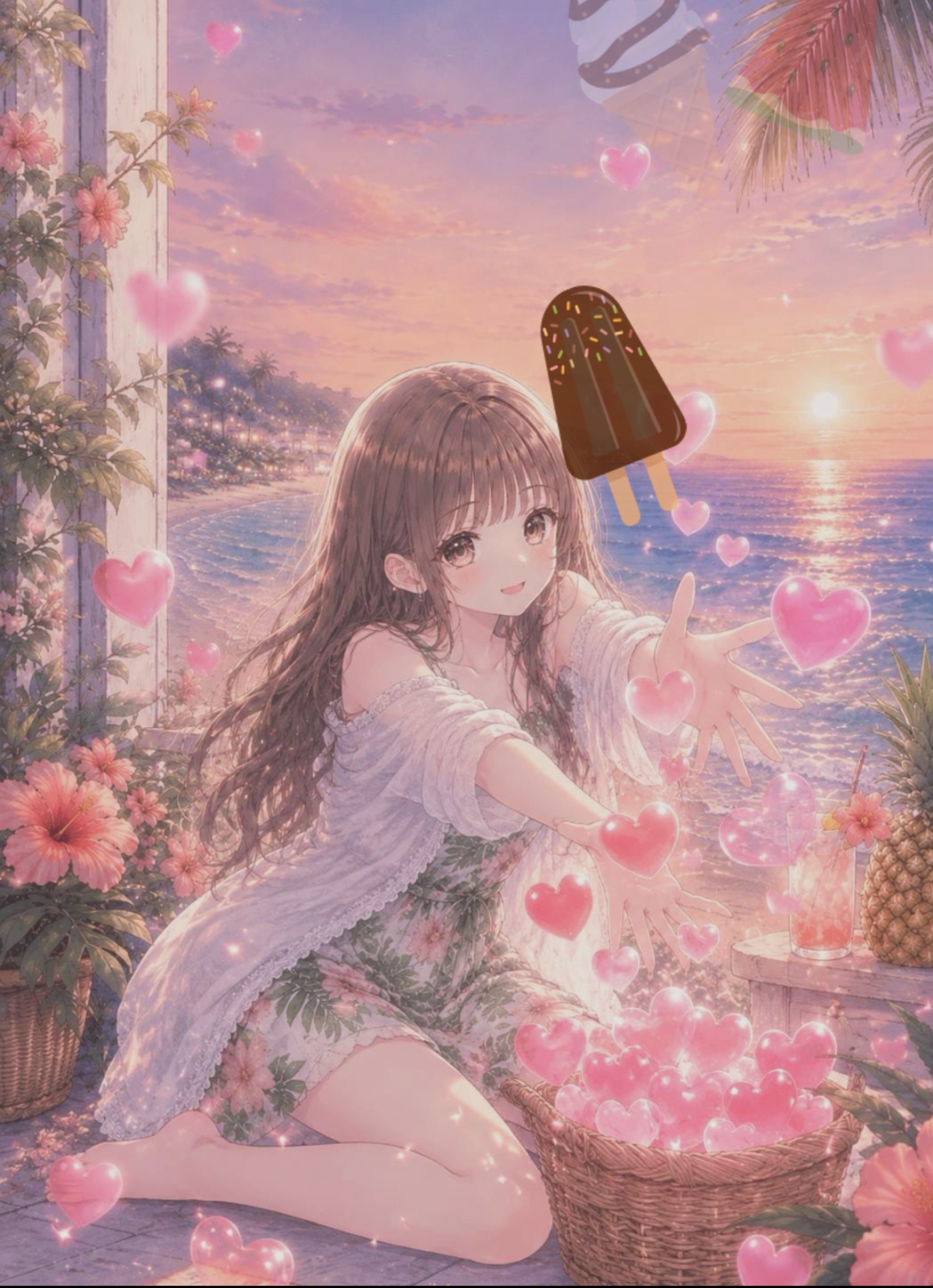 わぁぁハート1000個集め✨