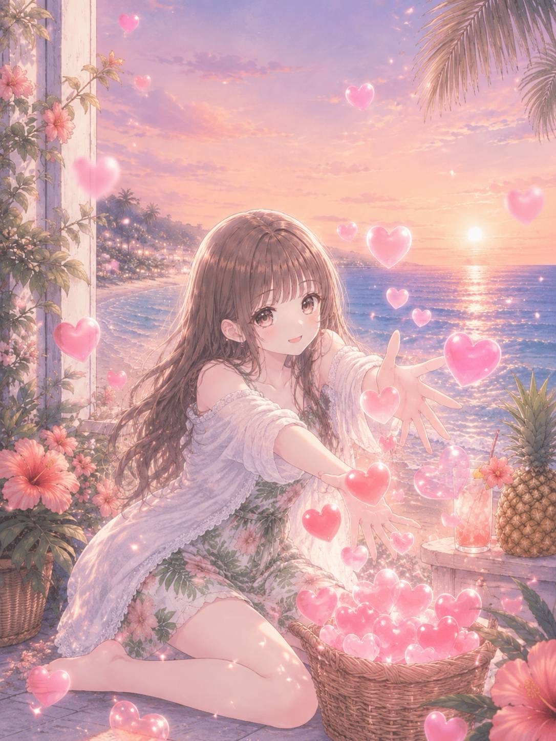 わぁぁハート1000個集め✨
