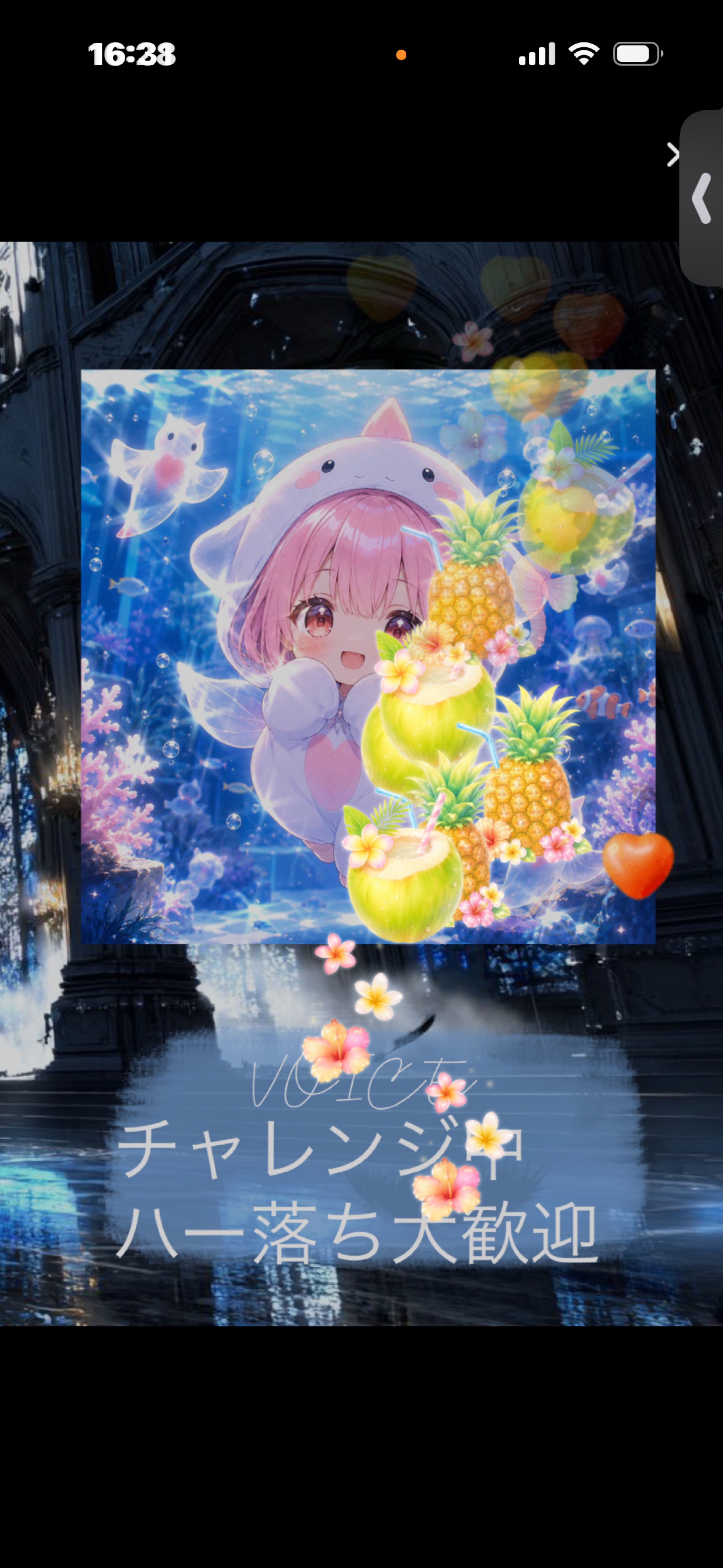 voiceチャレンジ中✨️はー落ち◎