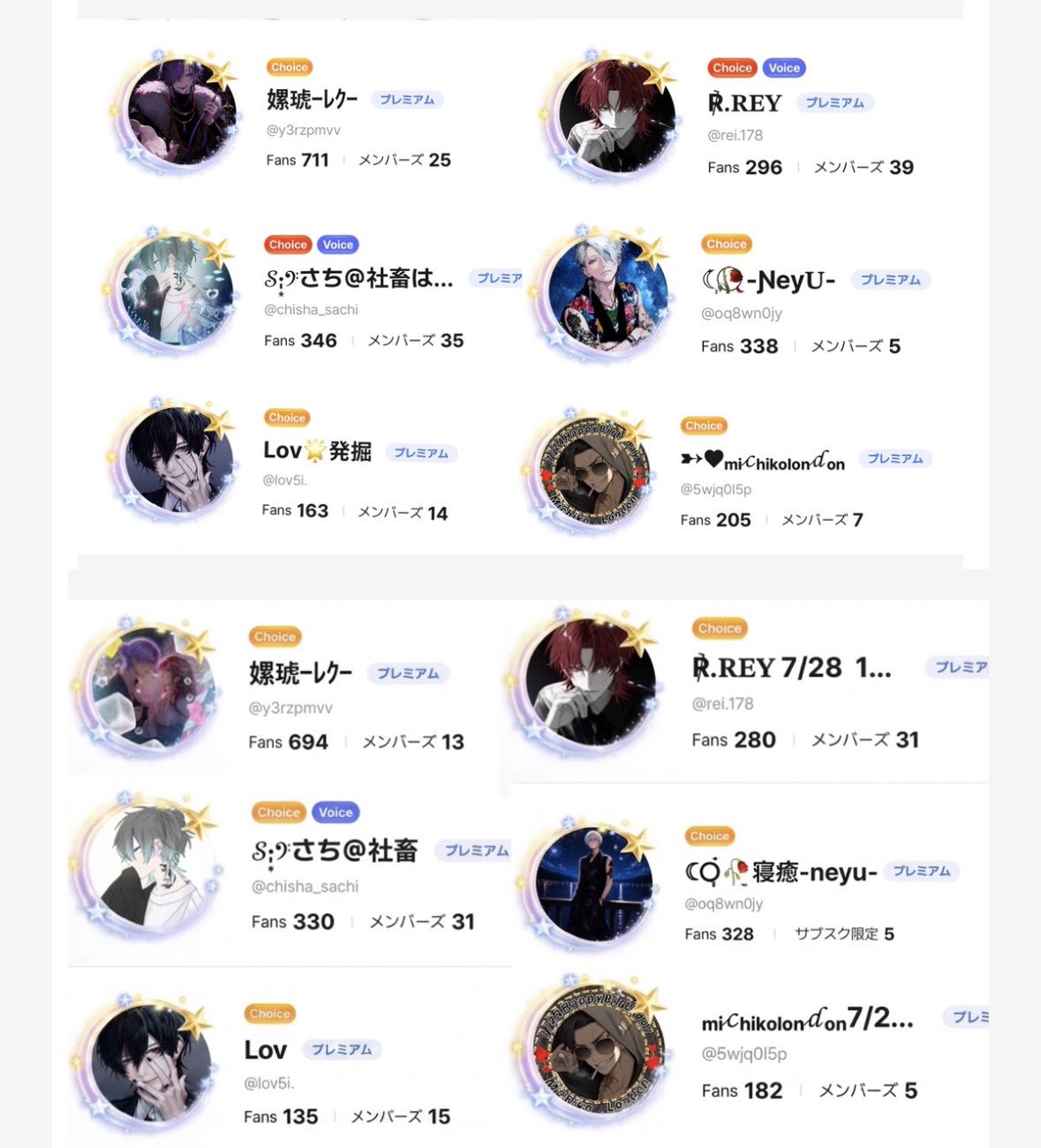 8月START🌟よろしくね💕︎
