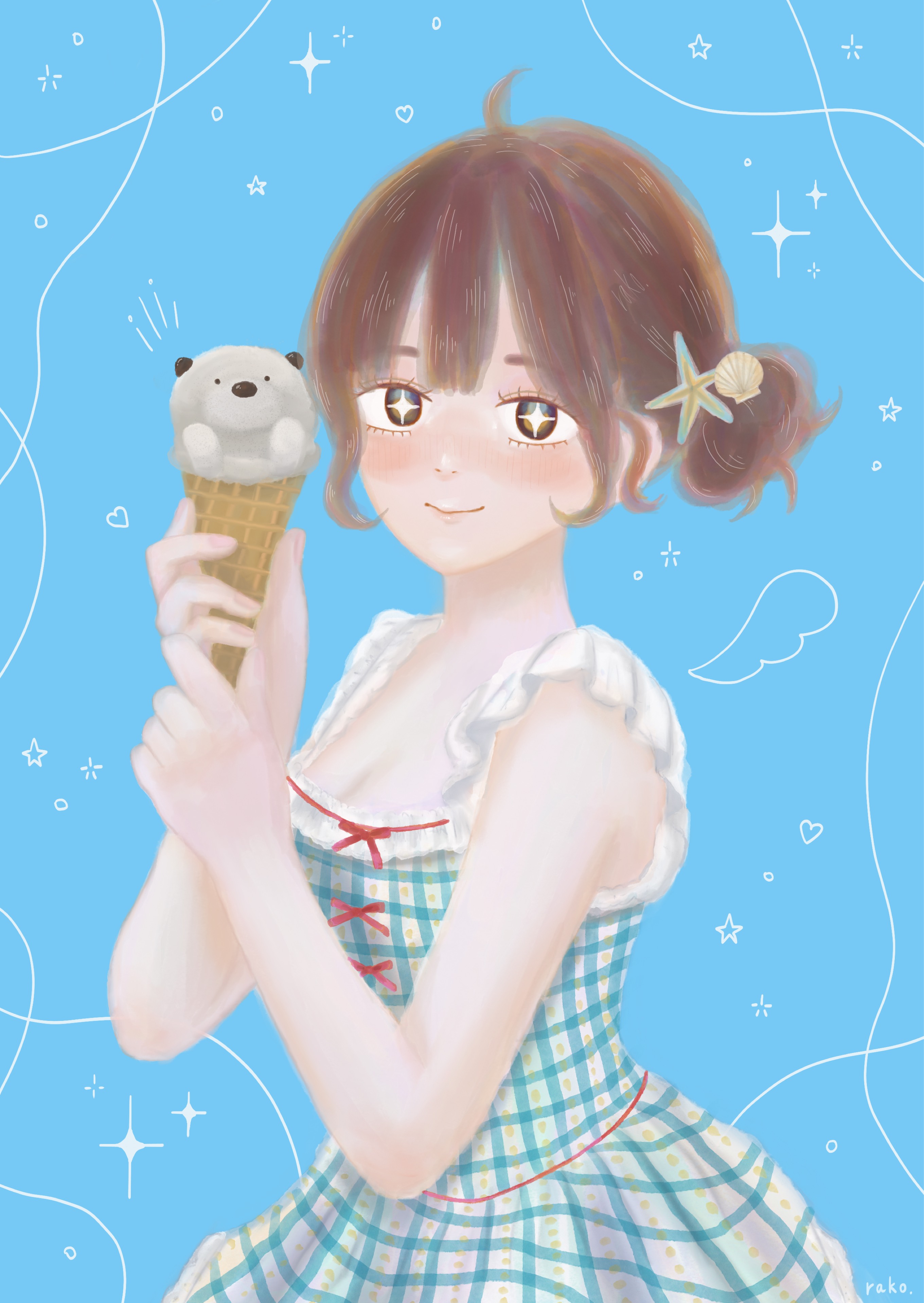 なんかしてる
