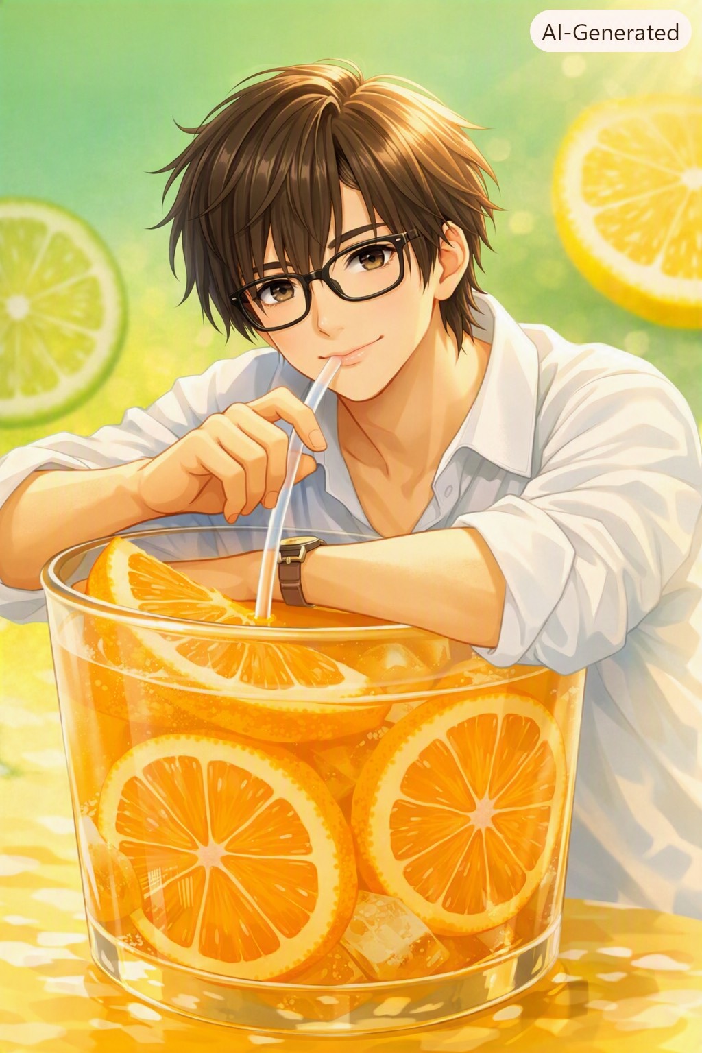 一緒にオレンジジュースのも🧡