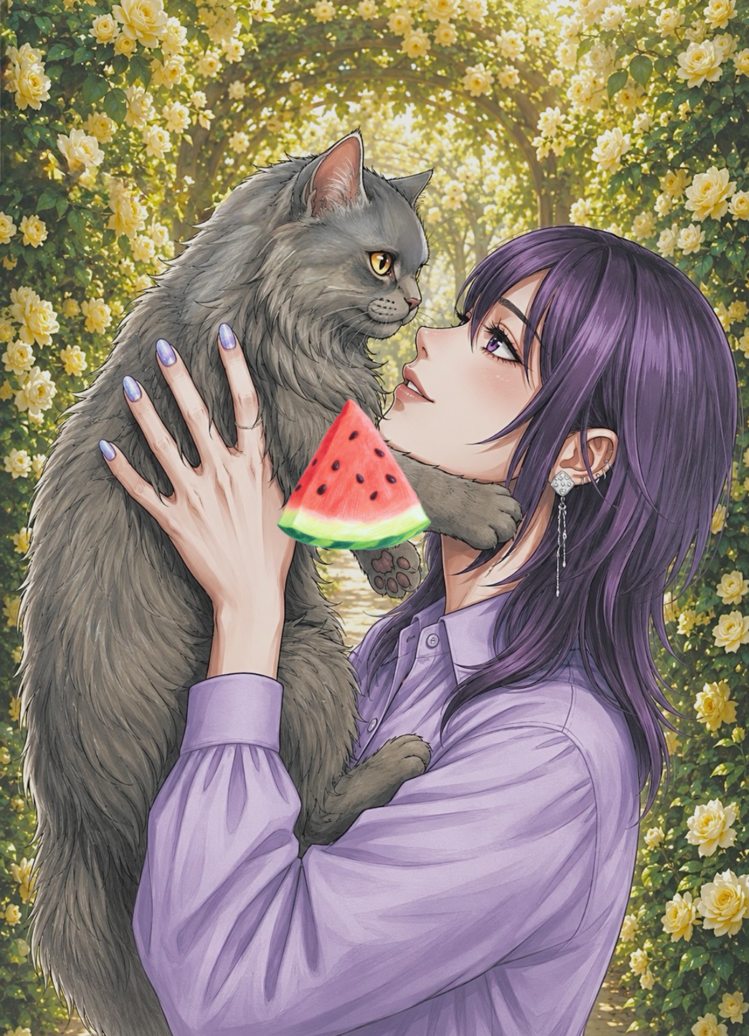 8月もよろしく(  ¯꒳​¯ )ᐝ￤🐈‍