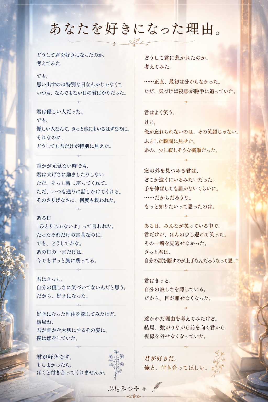 ゲスト！ナツメハルさん‼️🌿.∘朗読あり