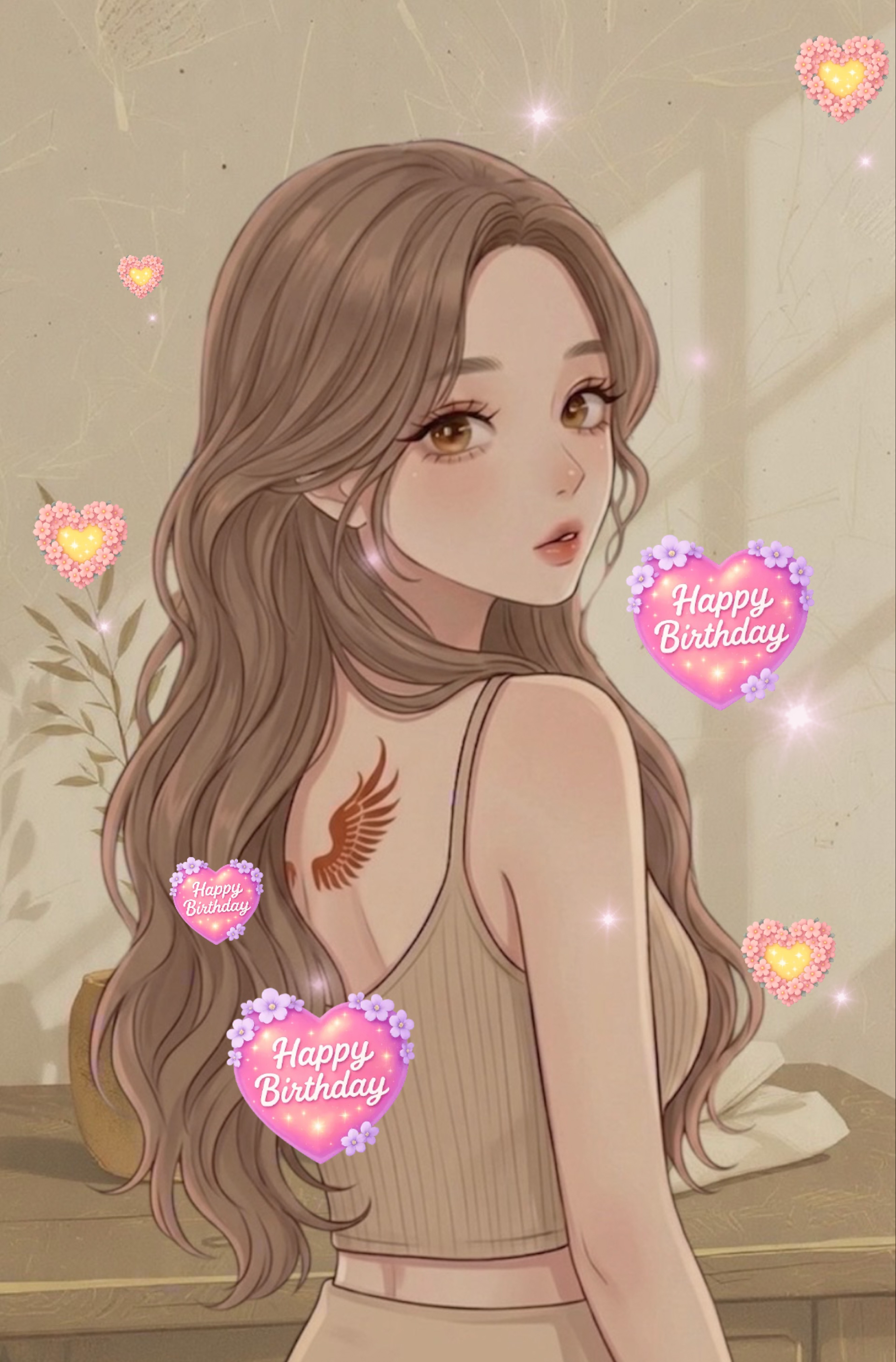 おはよ 🎂 ☁︎.·