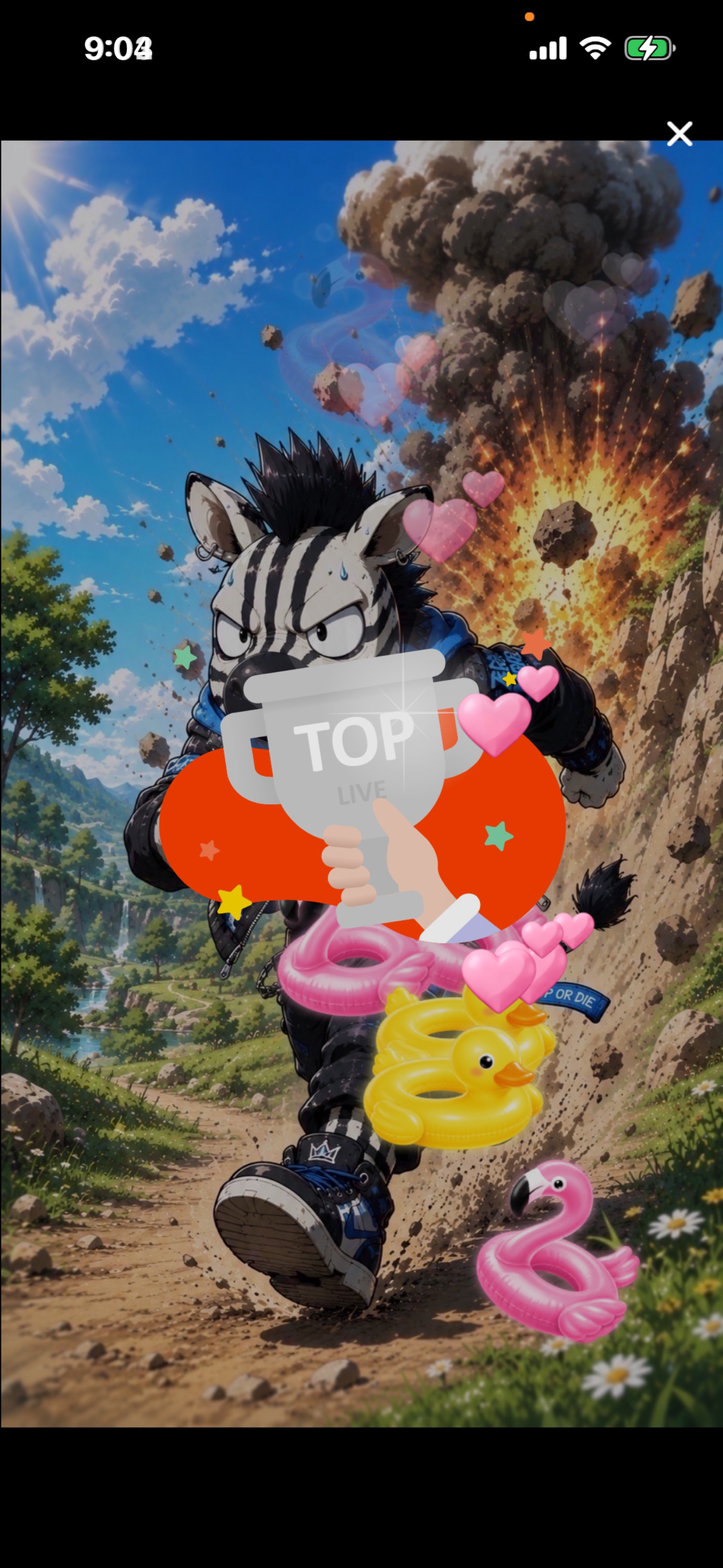 朝雑ってやつ！🦓💥