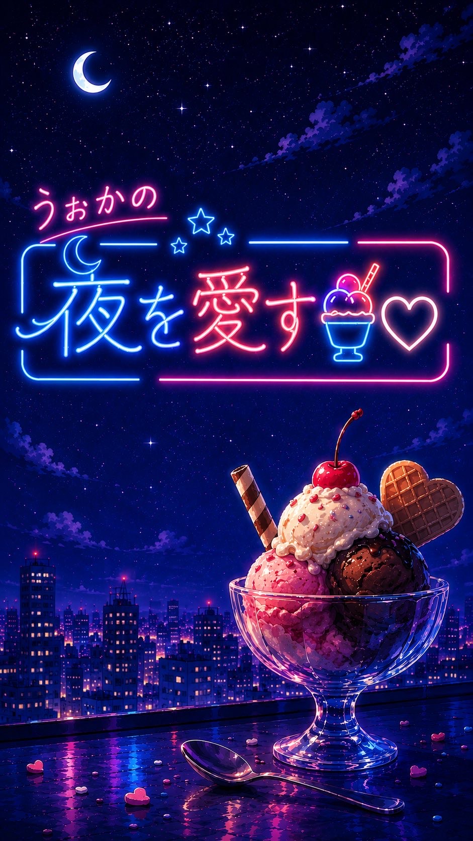 22:00｜夜を愛す🍨‎🤍0806