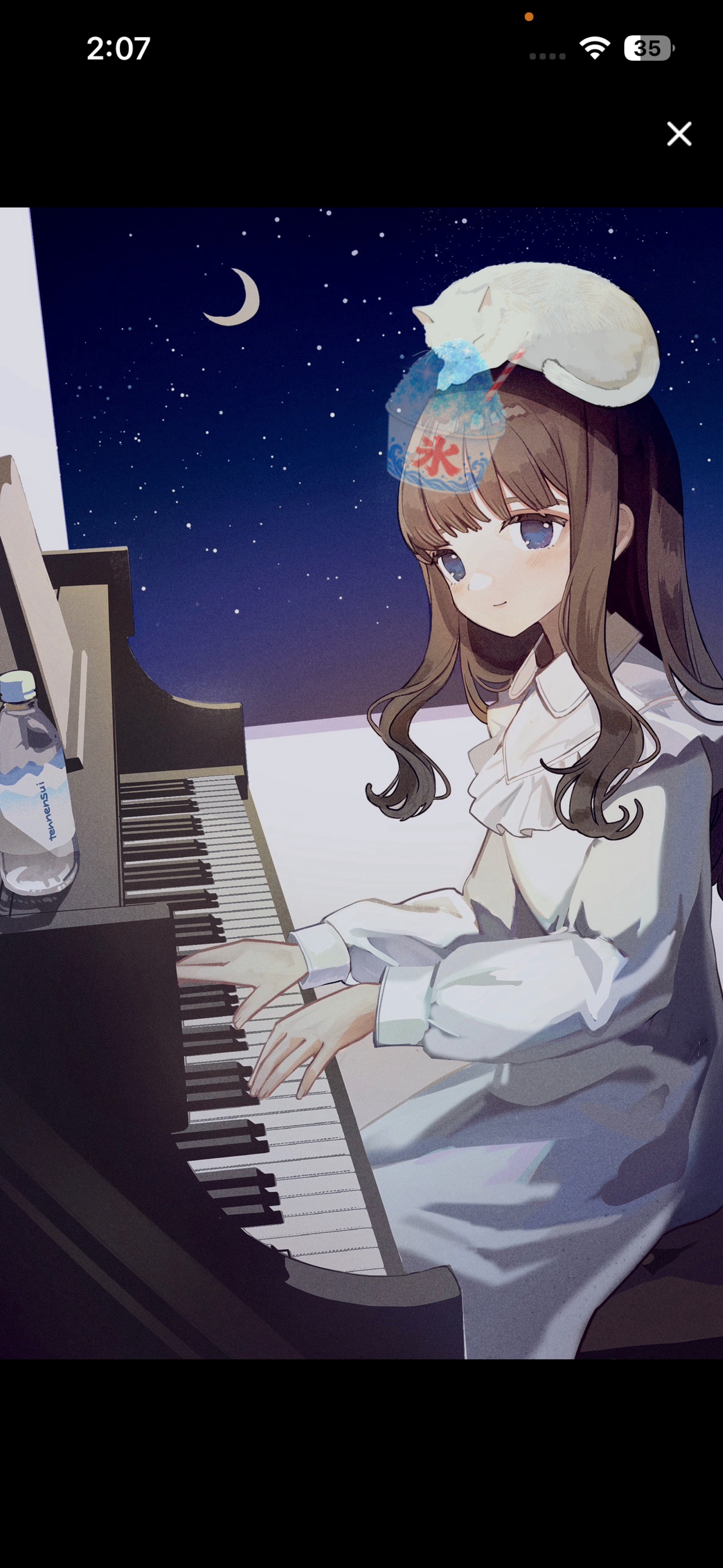 眠れる水分補給🫧