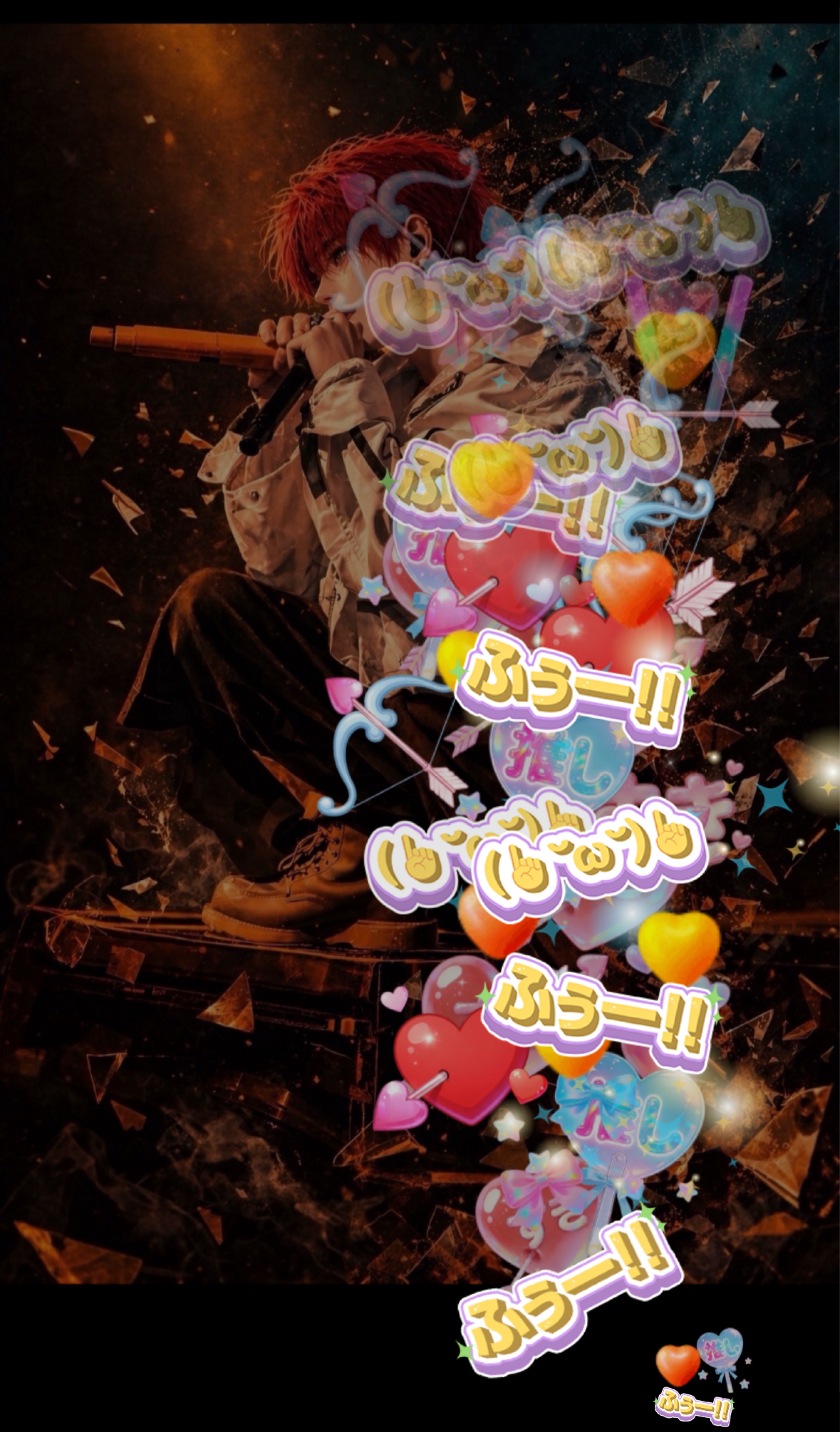 歌う(*´○`)o¶~~♪