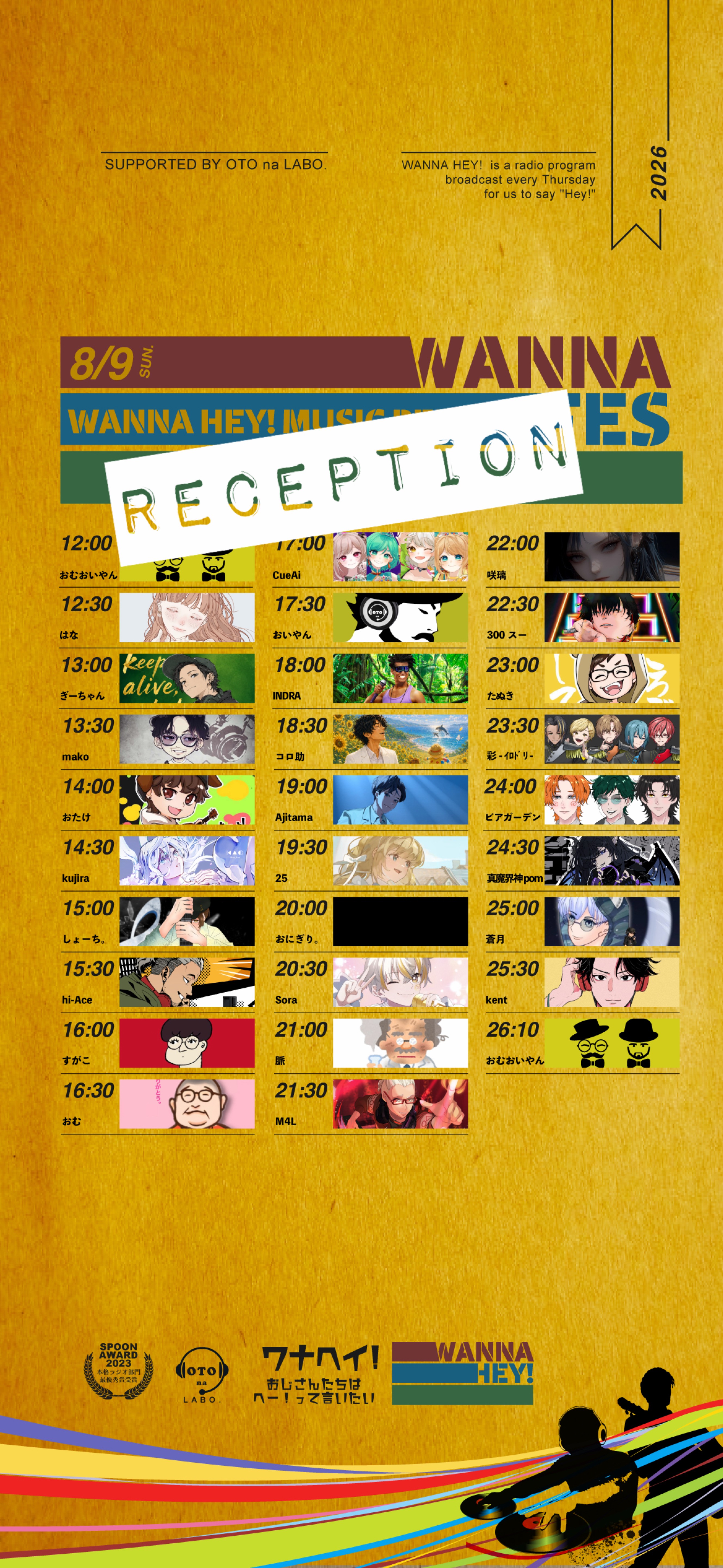WANNA!FES. reception