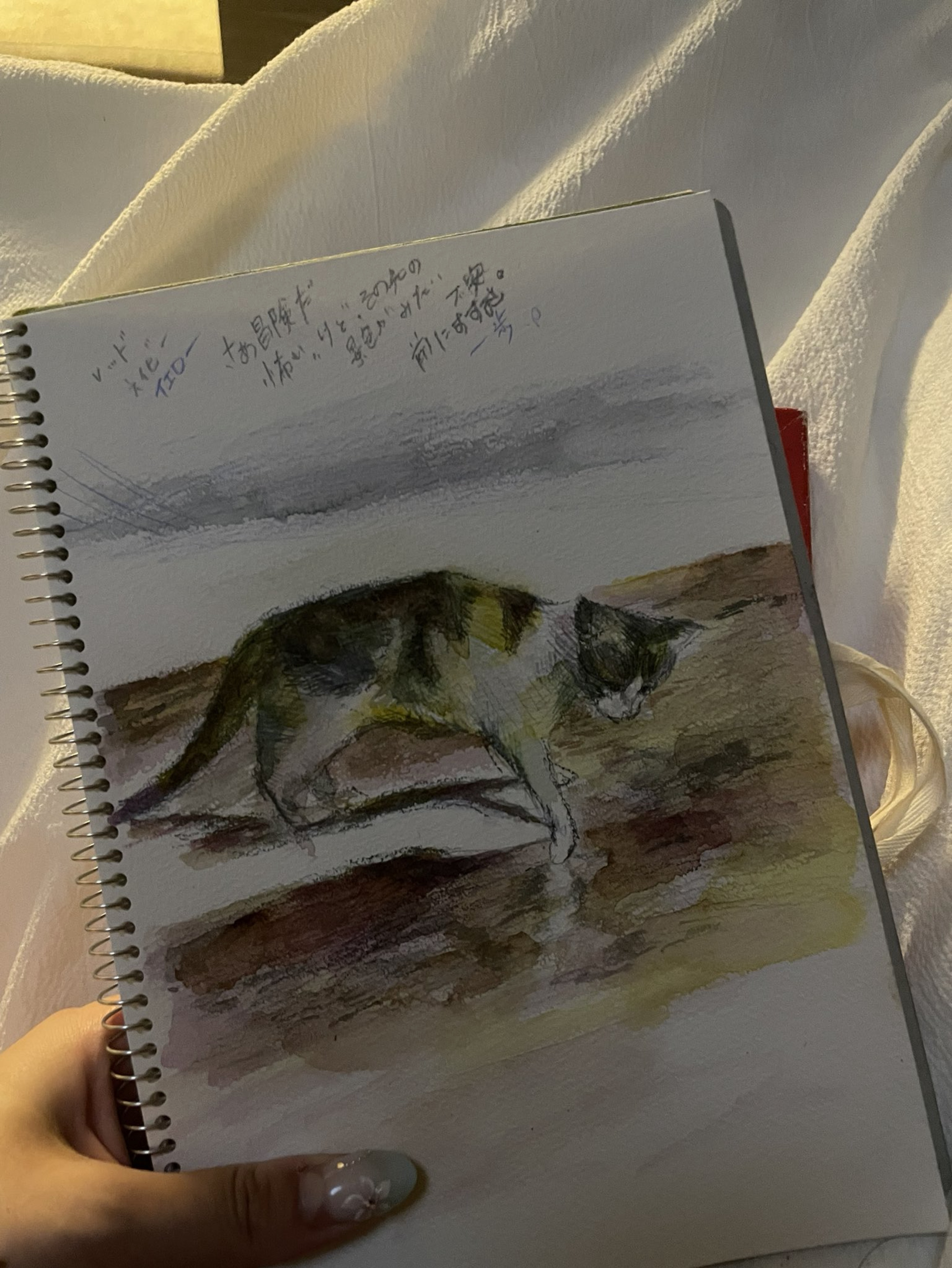 作業枠。萎え本城は絵を描く。