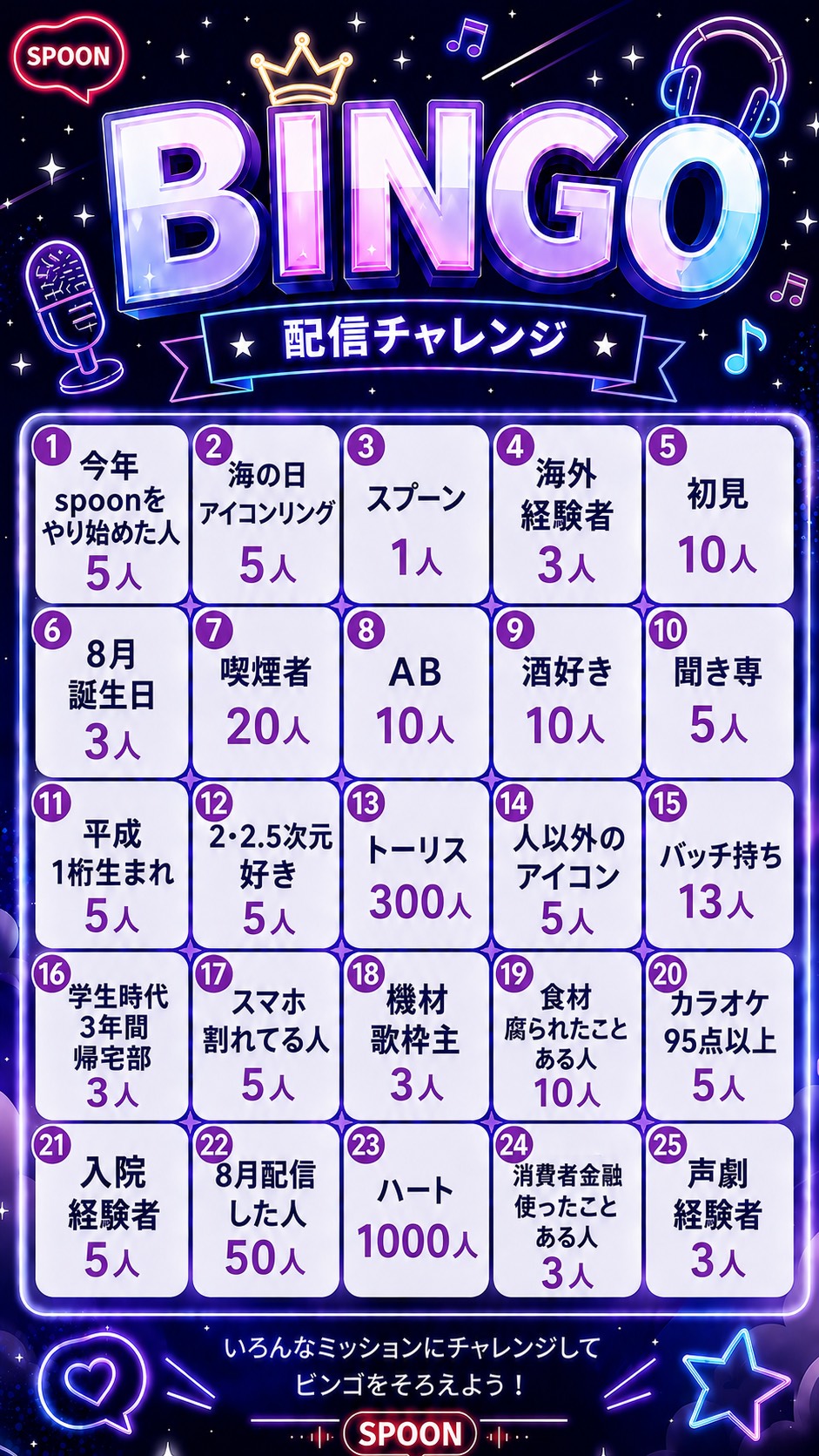 景品あり⁉️初ビンゴ