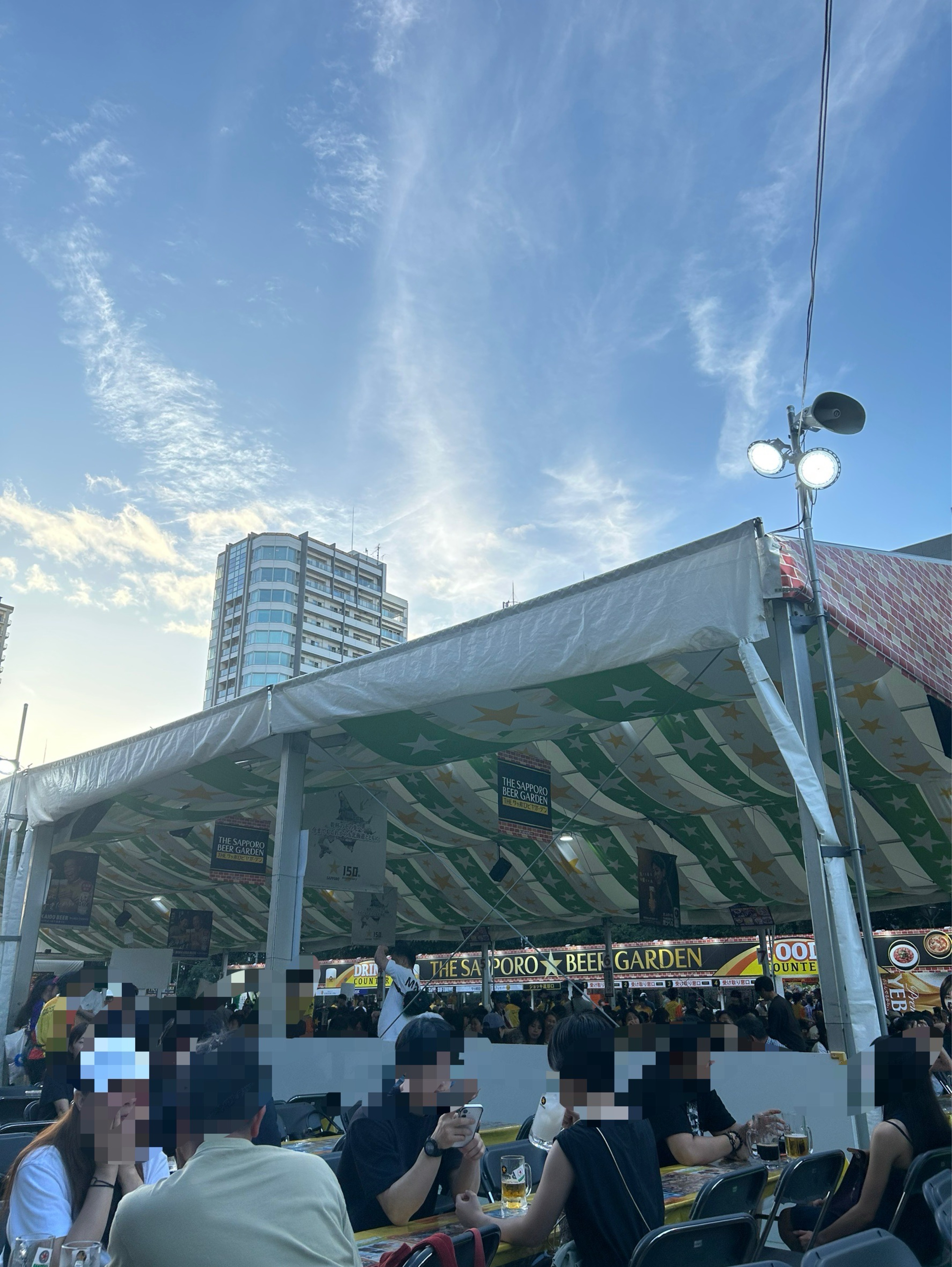 ビアガーデンなう！