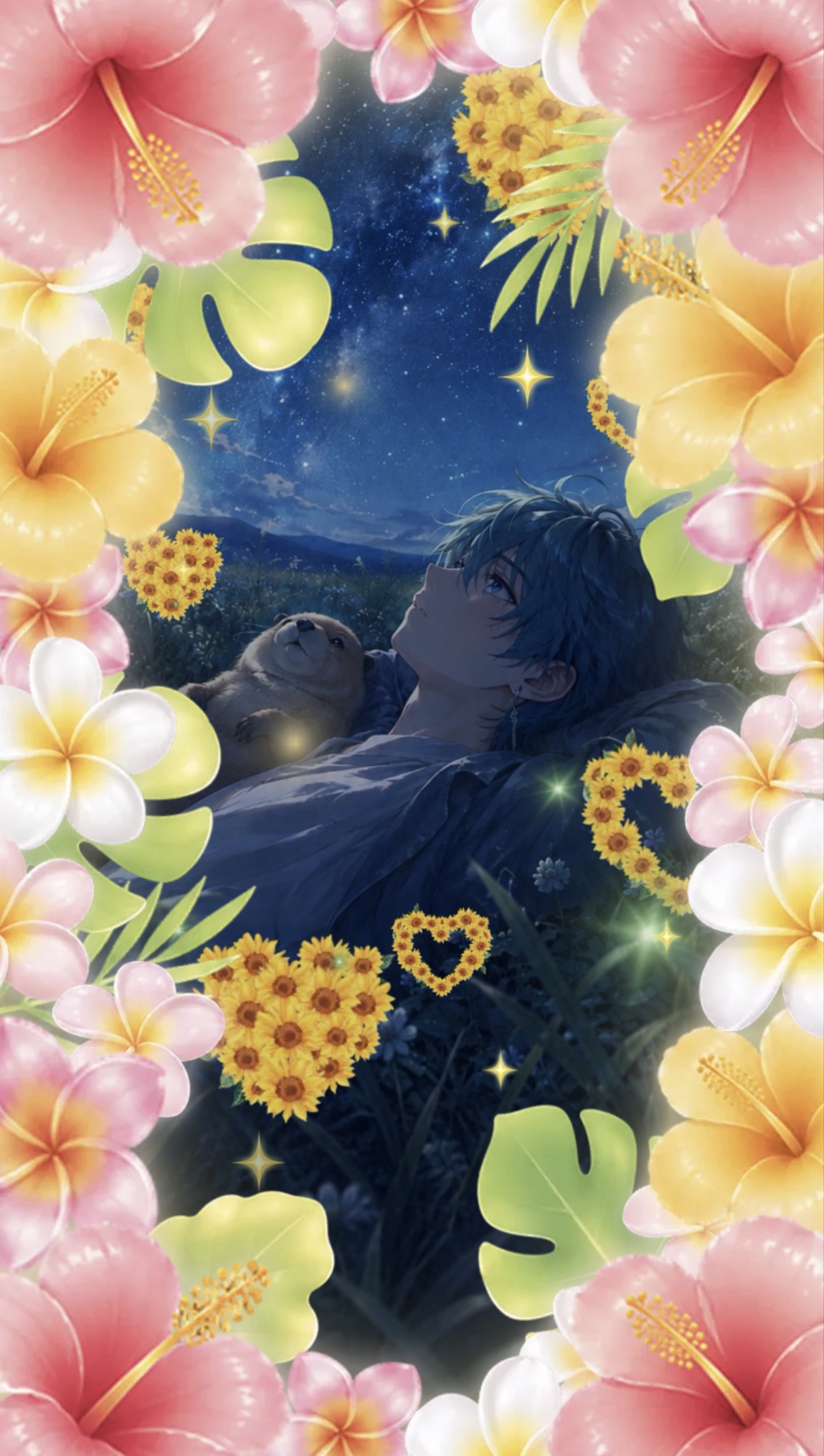 夜更け、君の居場所  . °