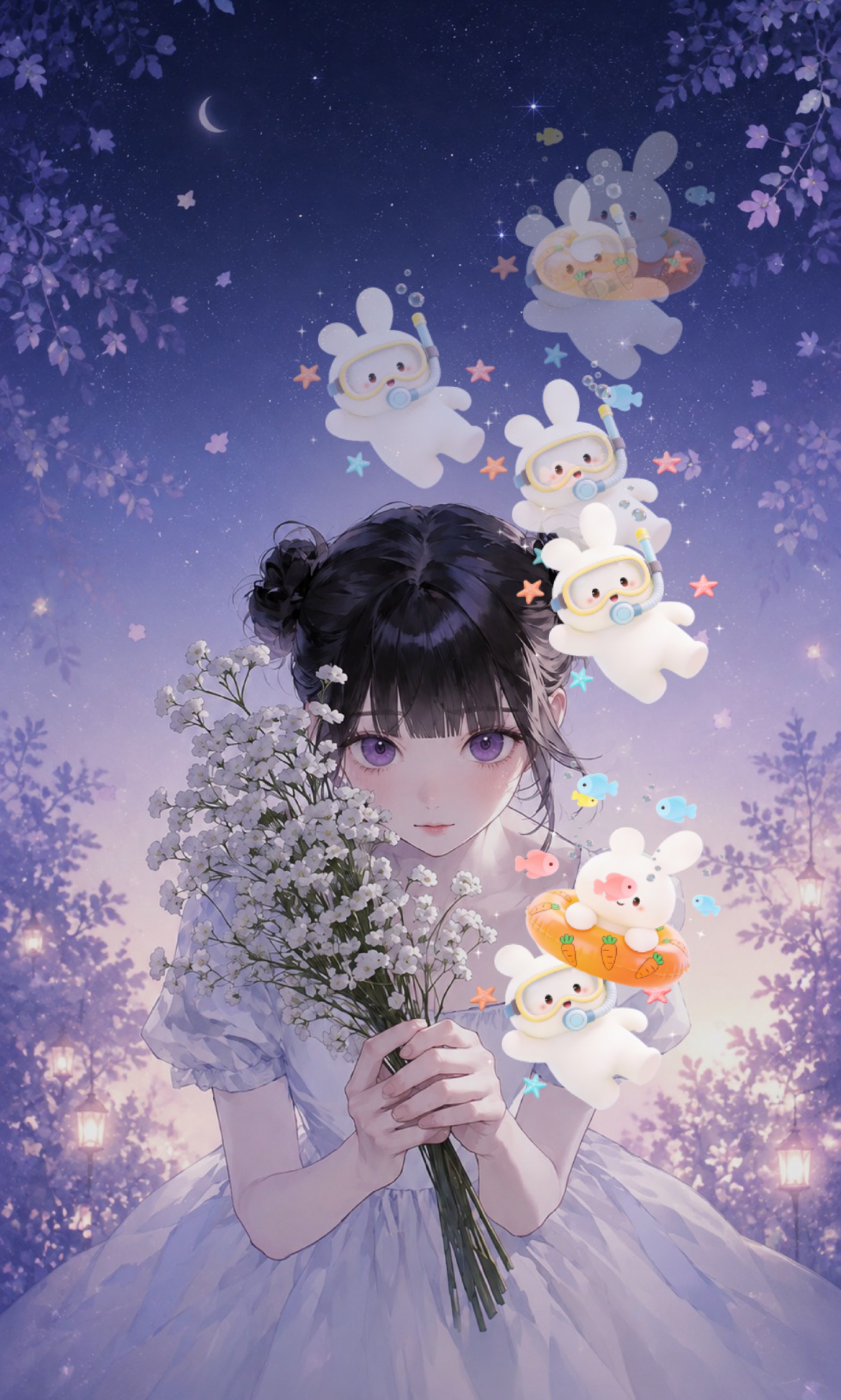 キミの深い眠りを誘う夜の寝床🌃🎐⸝⸝꙳