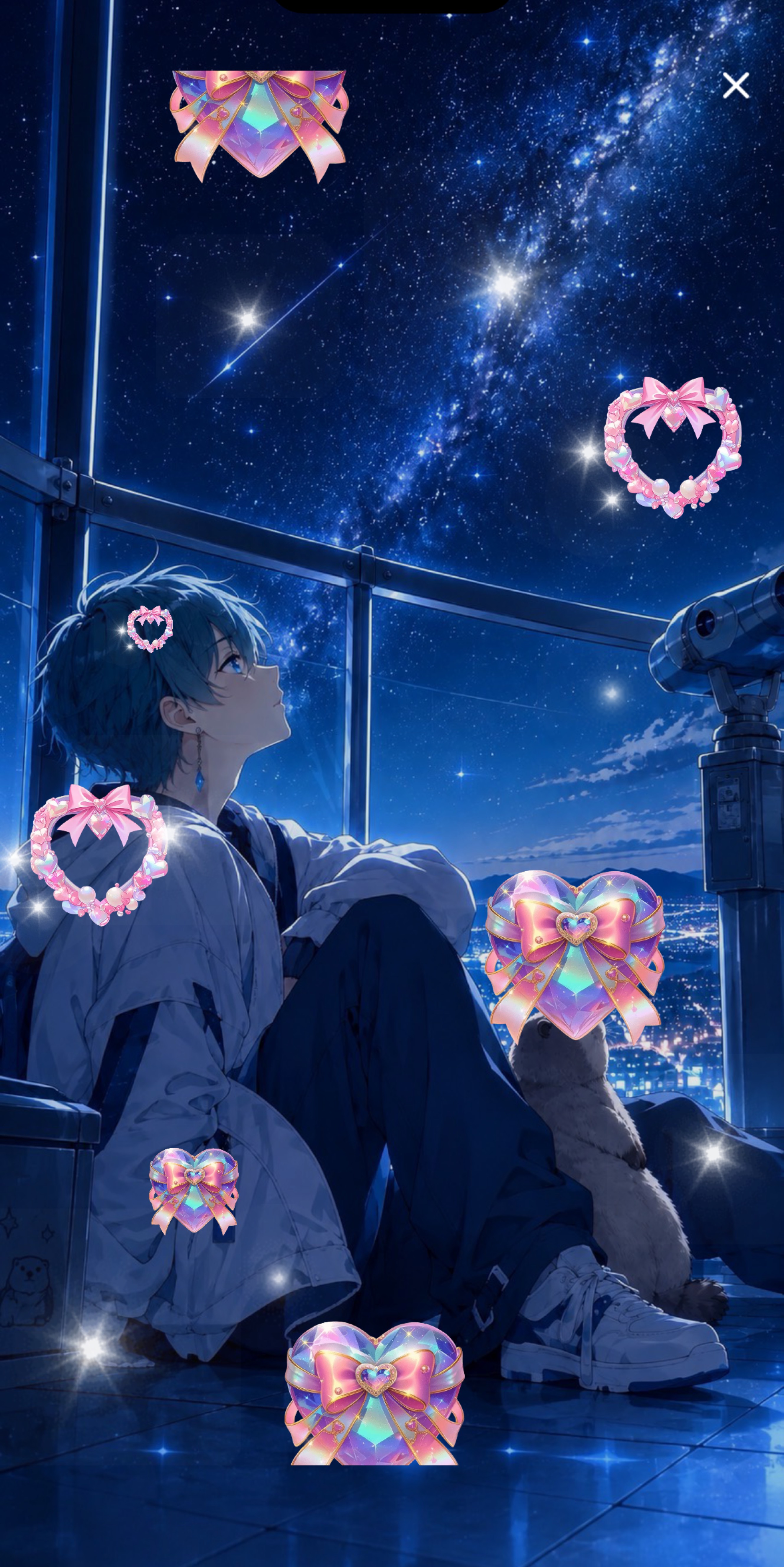 夜更け、君の居場所 . °
