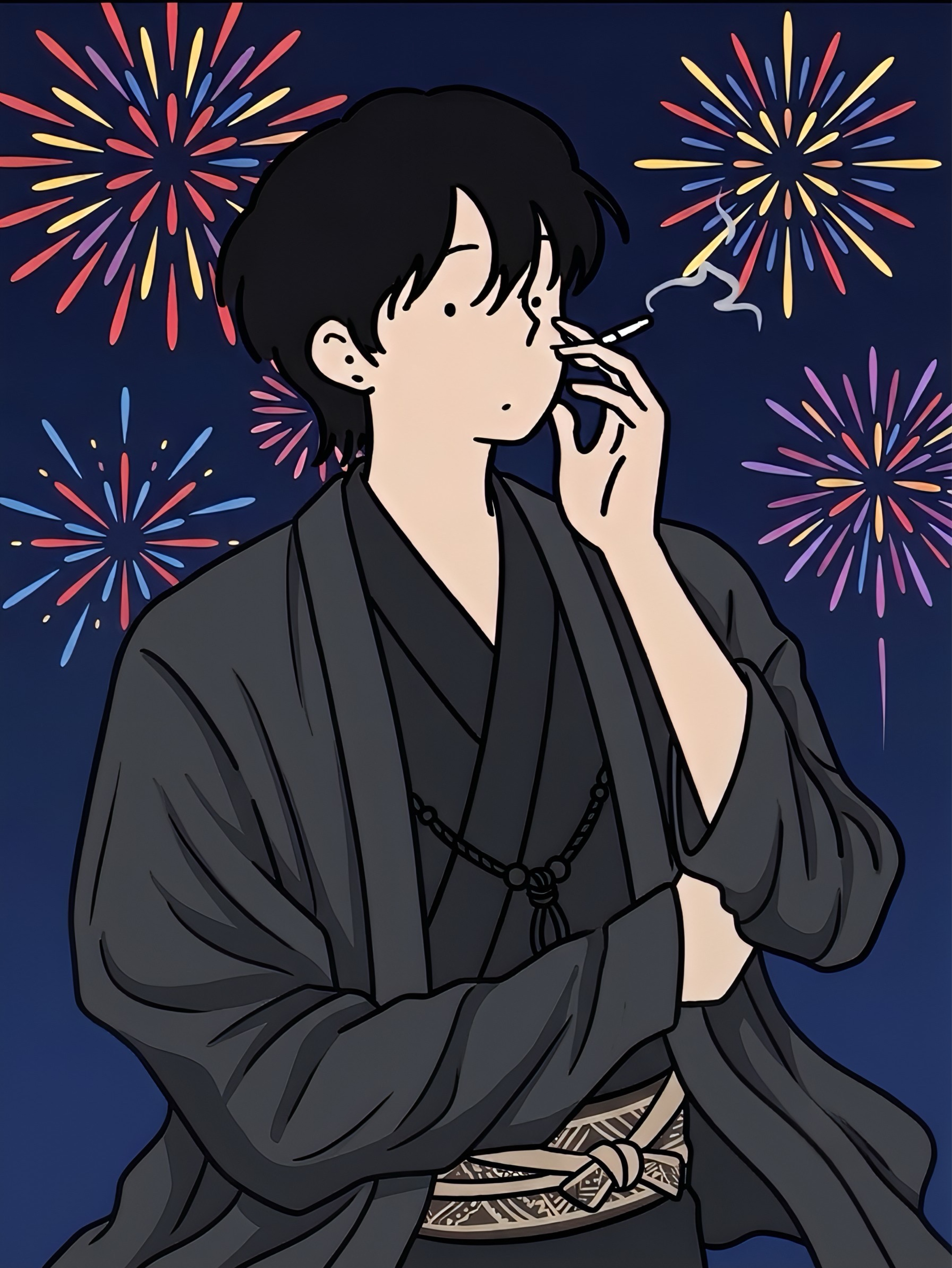 尺玉で蚊を打つ