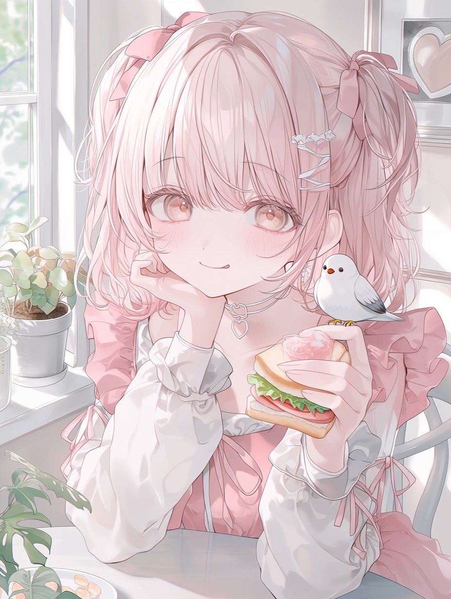 可愛い声で疲れた心を癒します