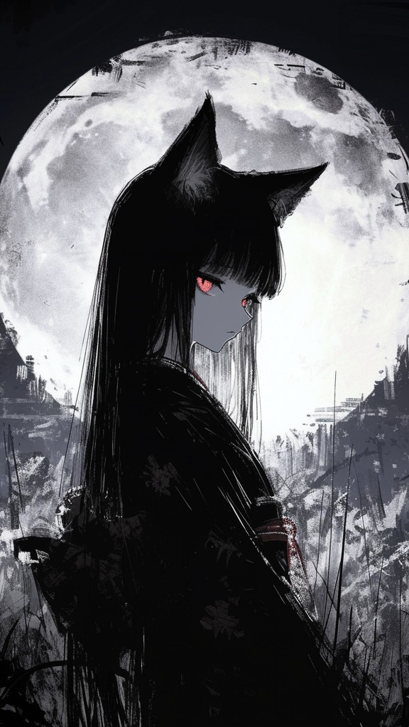 夜のくろねこタイム🐈‍⬛🌙