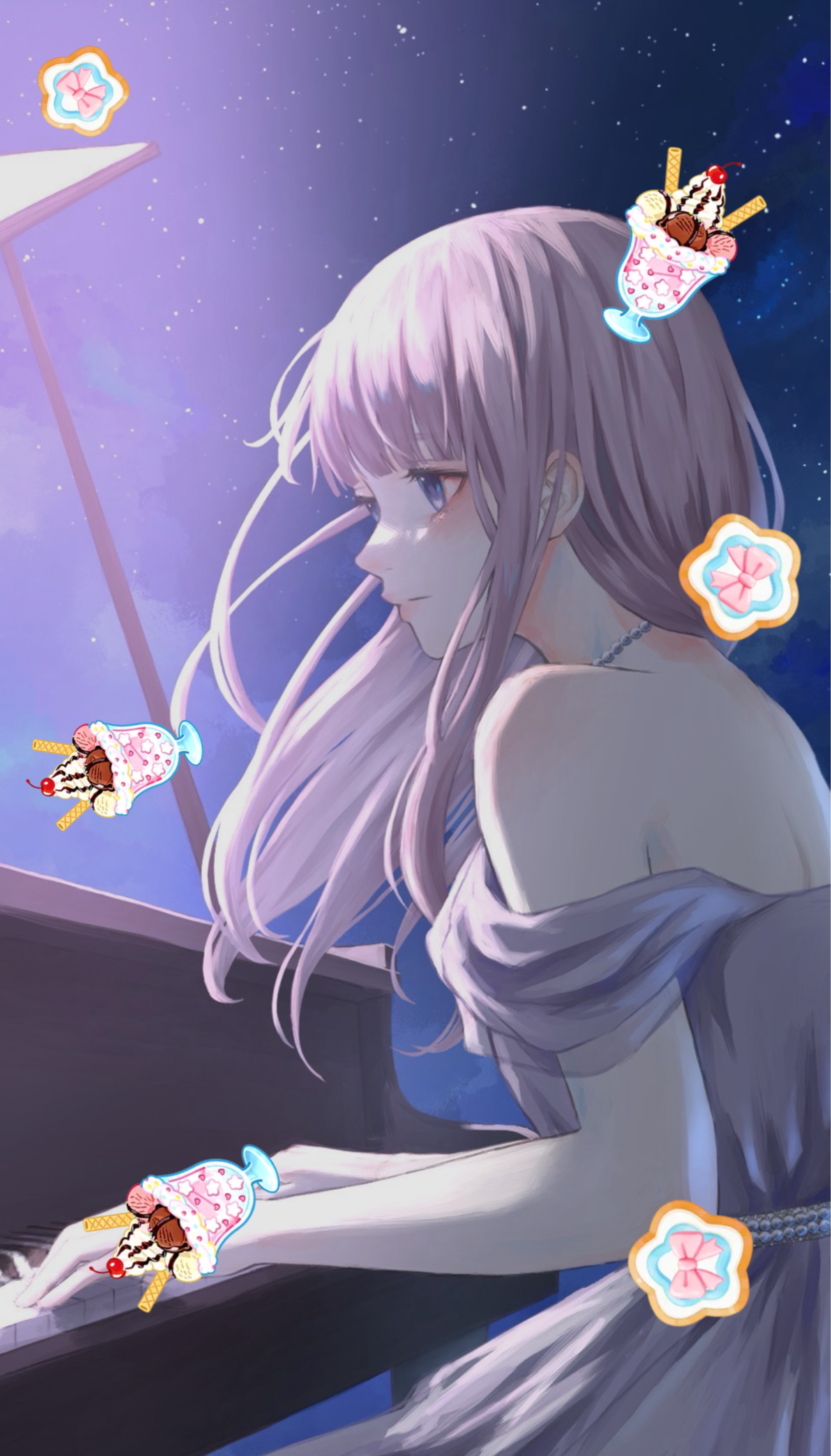 初寝潜◎眠れるおピアノ𓊩
