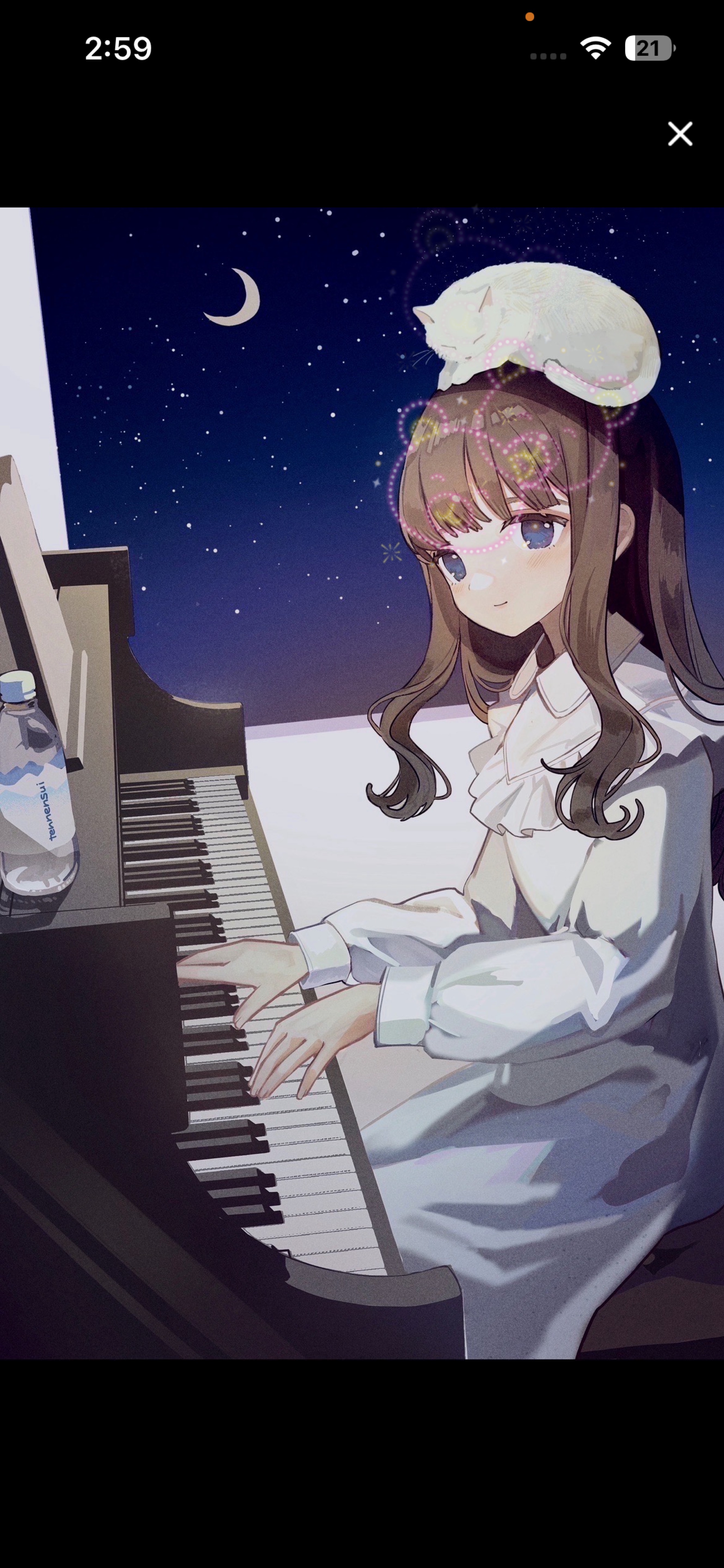 眠れる水分補給🫧