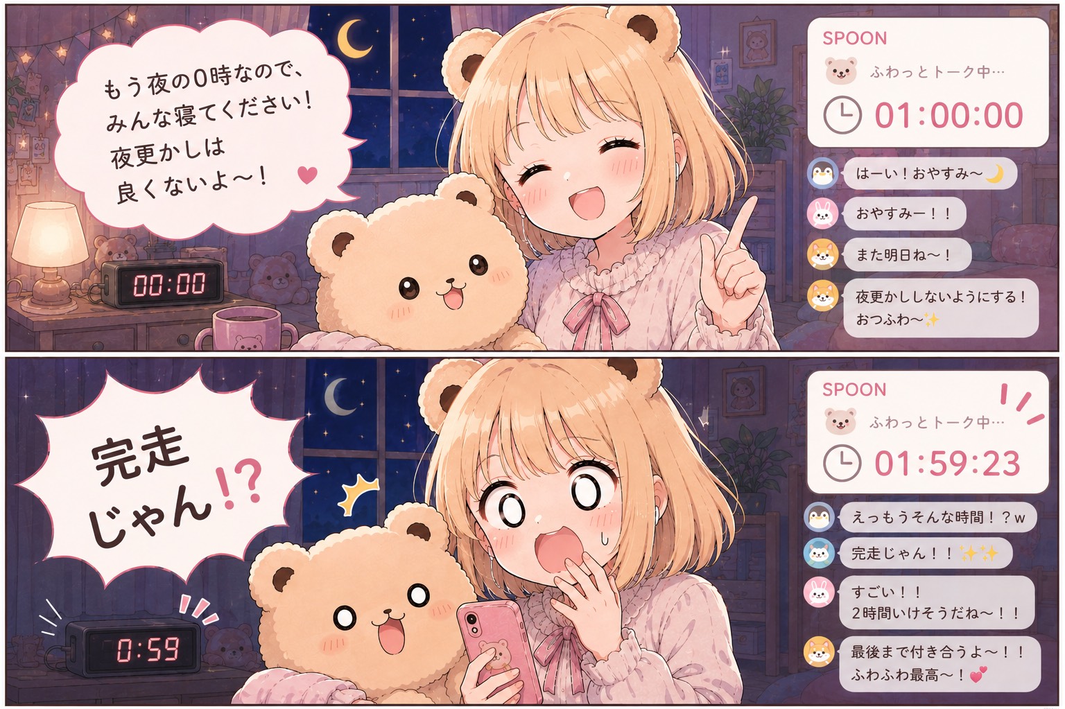 ハート集めちゃおかな(ㅅ´꒳` )