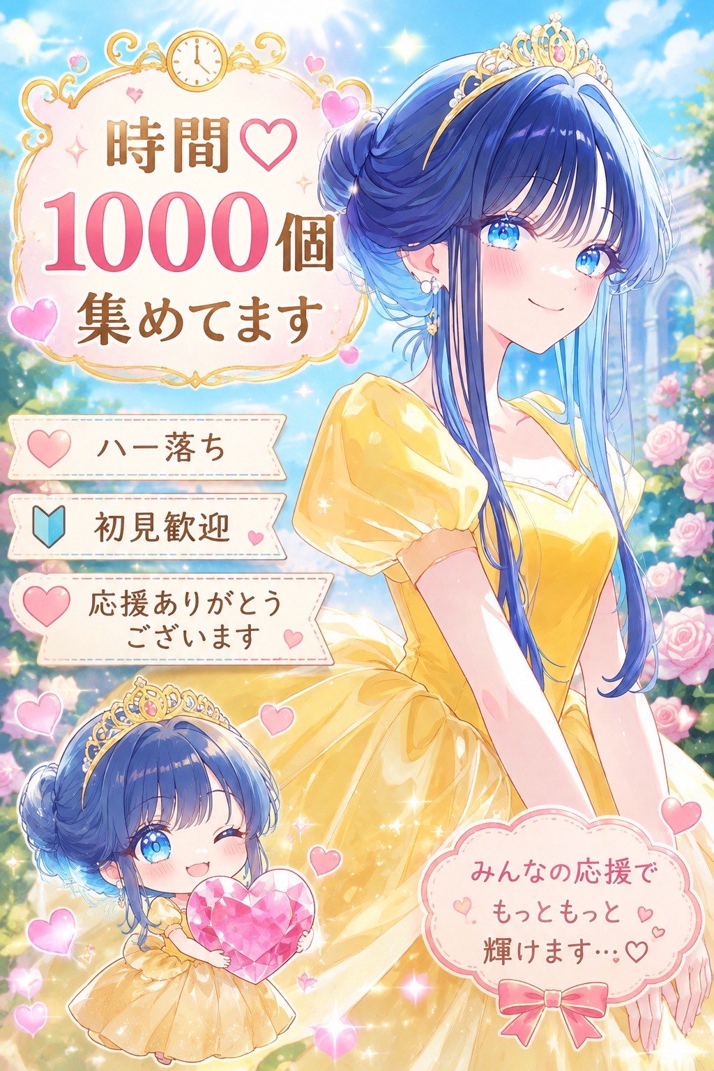 時間♡あと456個集めてます