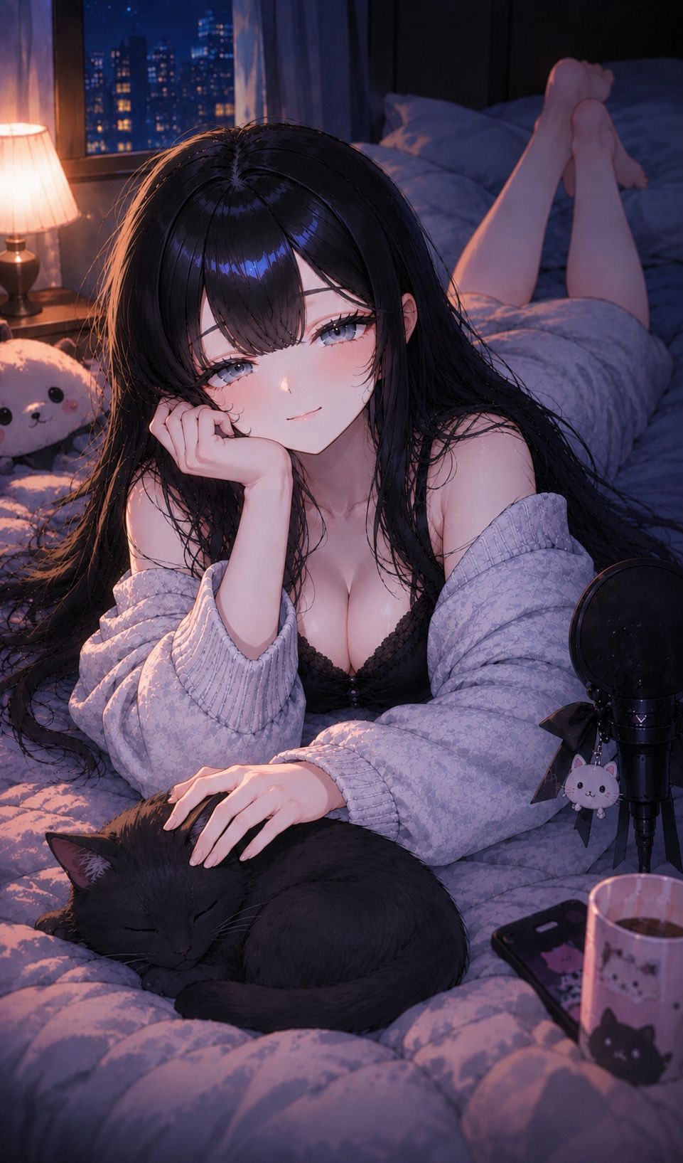 初潜️⭕️寝落ち枠💤覗きにおいで〜🐈‍⬛