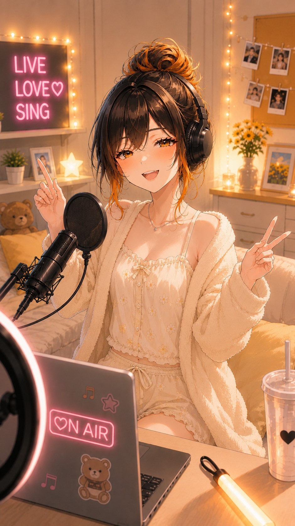 初〇 お歌の時間ᕷ*.°