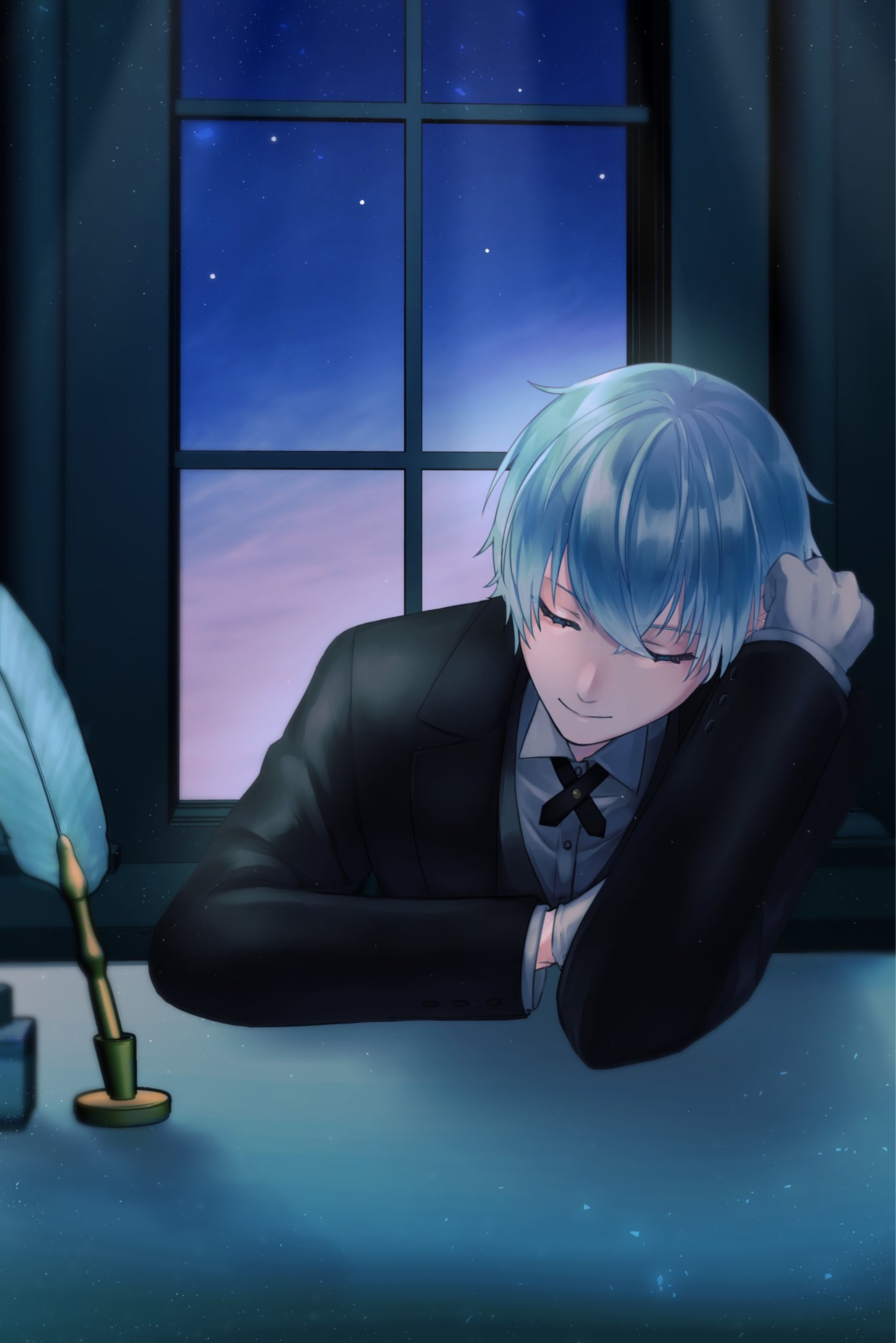 夜更け、君の居場所  . °