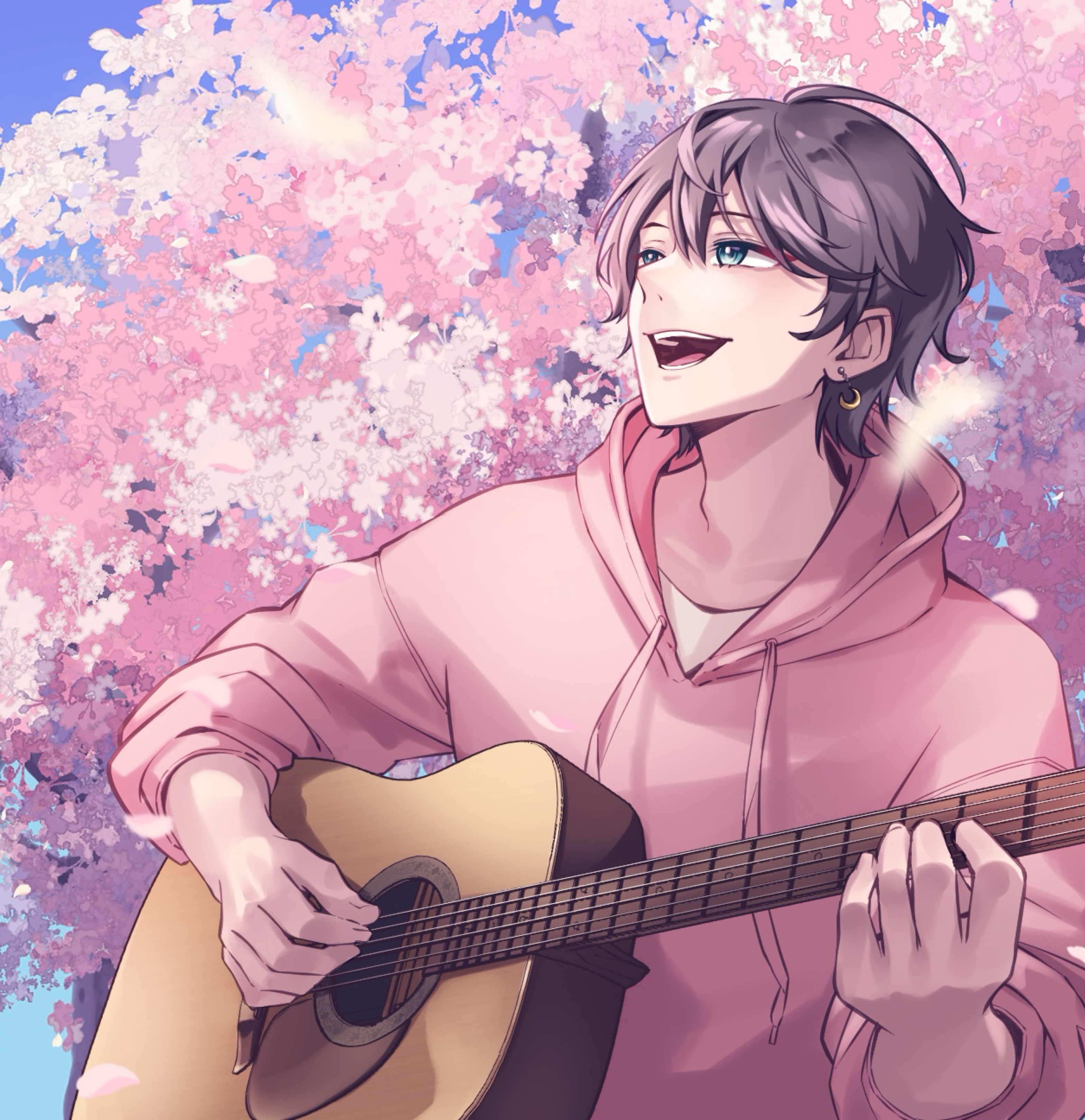 ～8:00おはよいしょ言いに来て☀️🎸