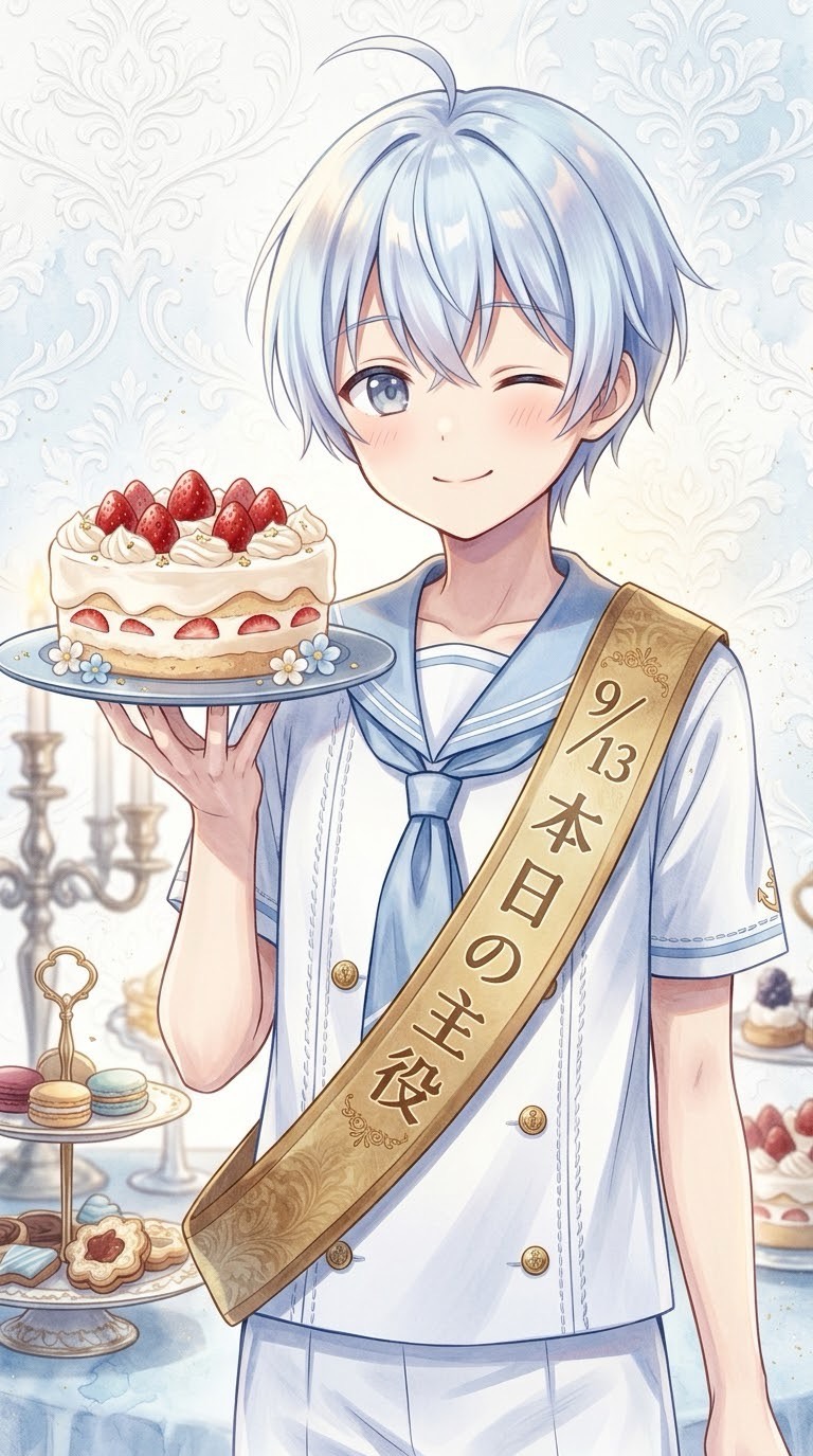 9:00￤初寝潜◎ 生誕祭🎂