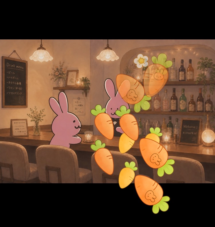 BARうさぎ🥃おはようさぎ🐰ᩚ