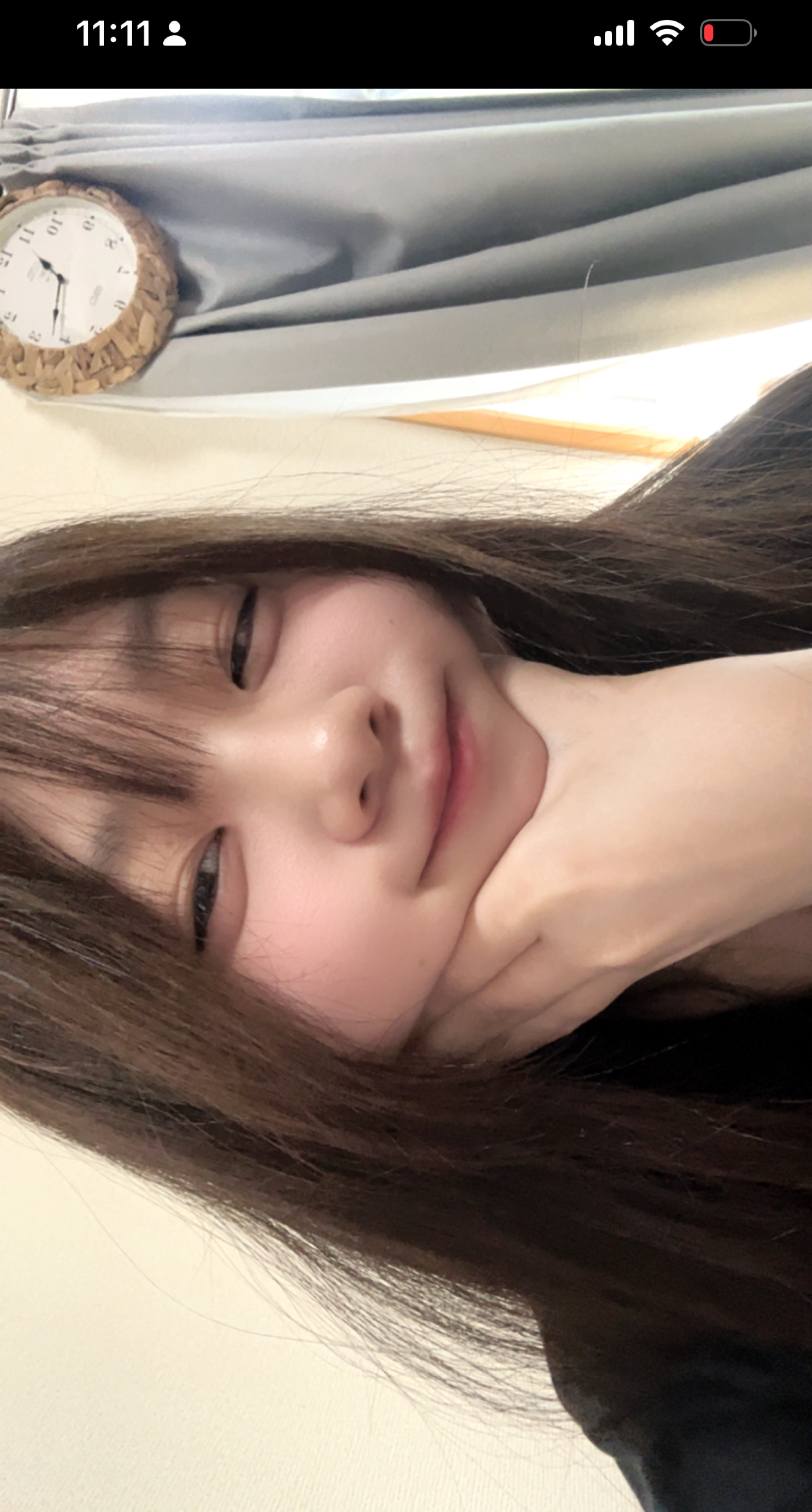 海老食うて満足