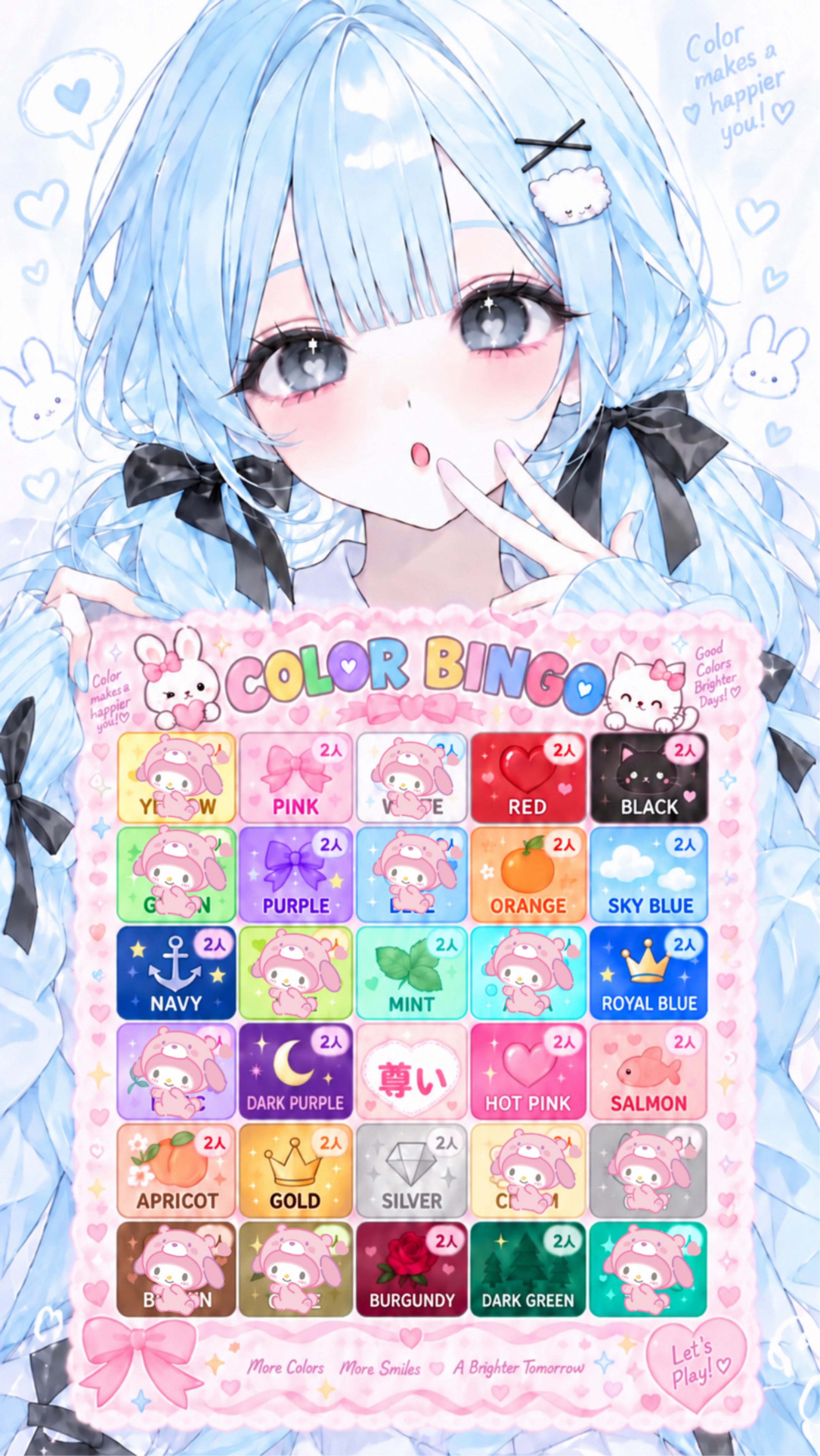 COLOR BINGO‼️