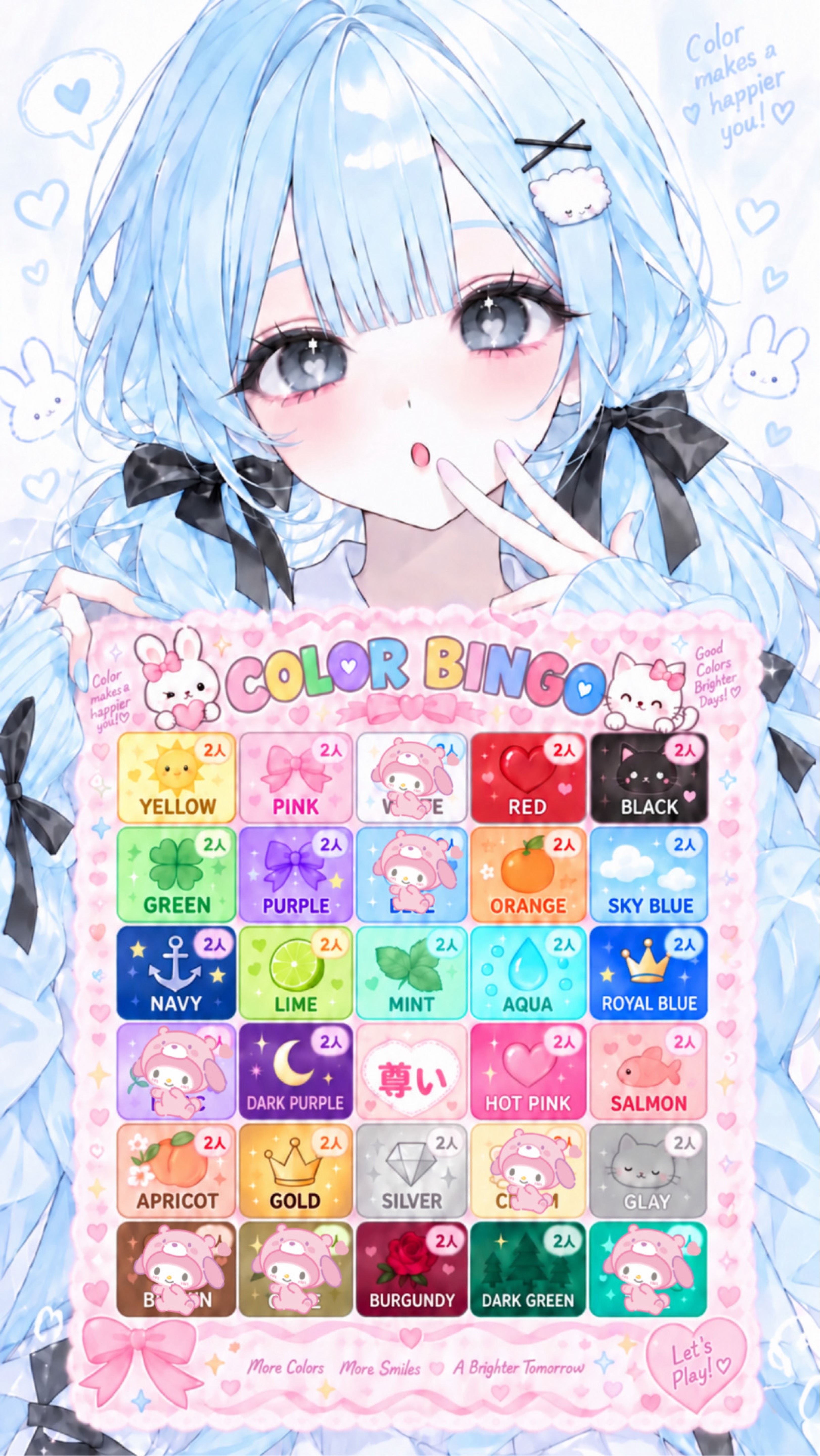 COLOR BINGO‼️