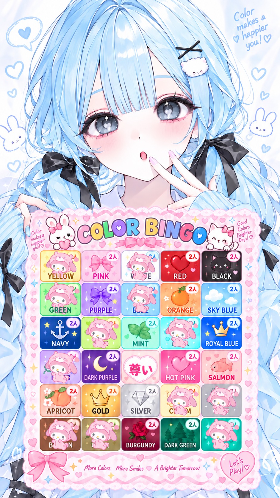 COLOR BINGO‼️