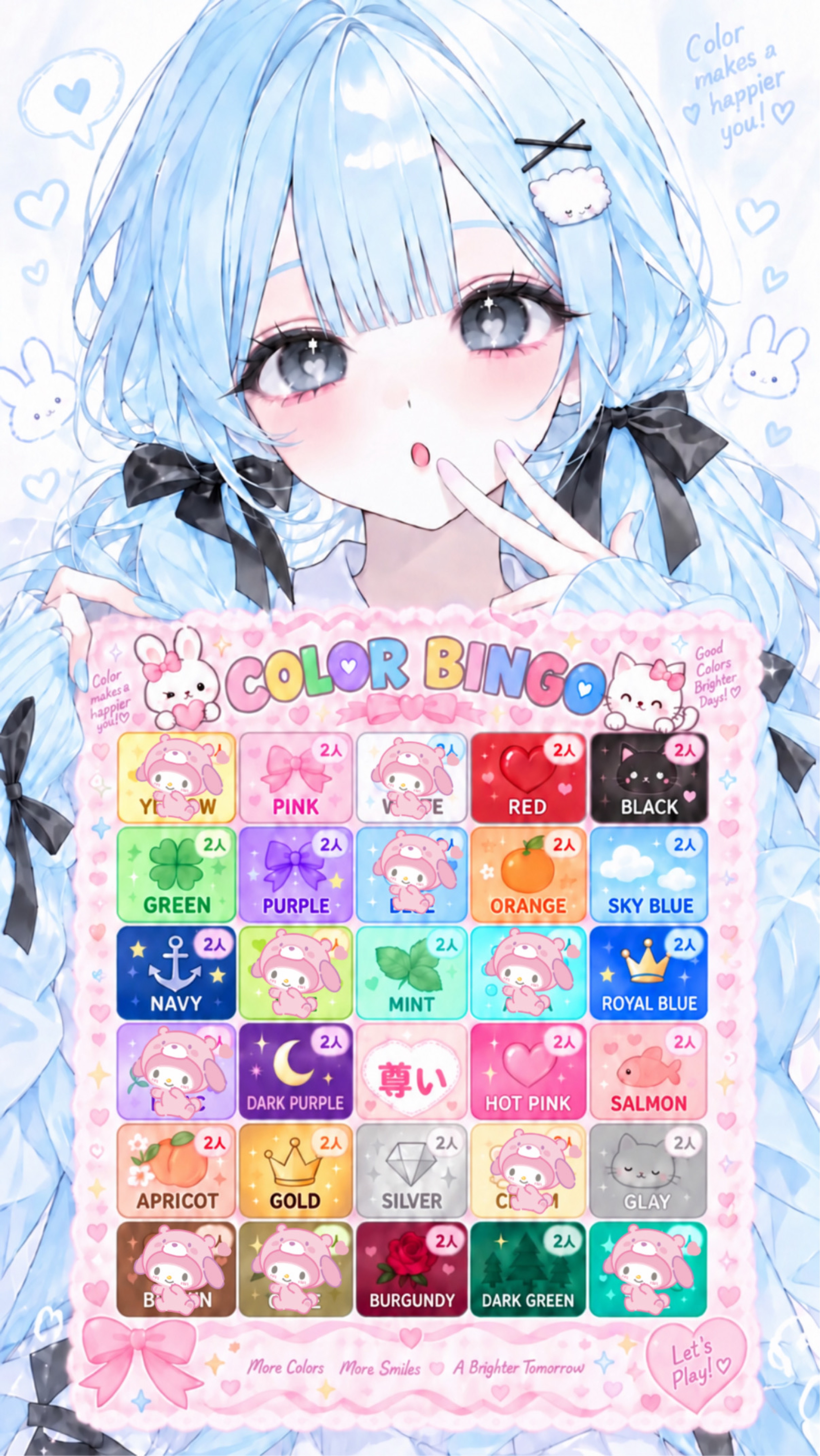COLOR BINGO‼️