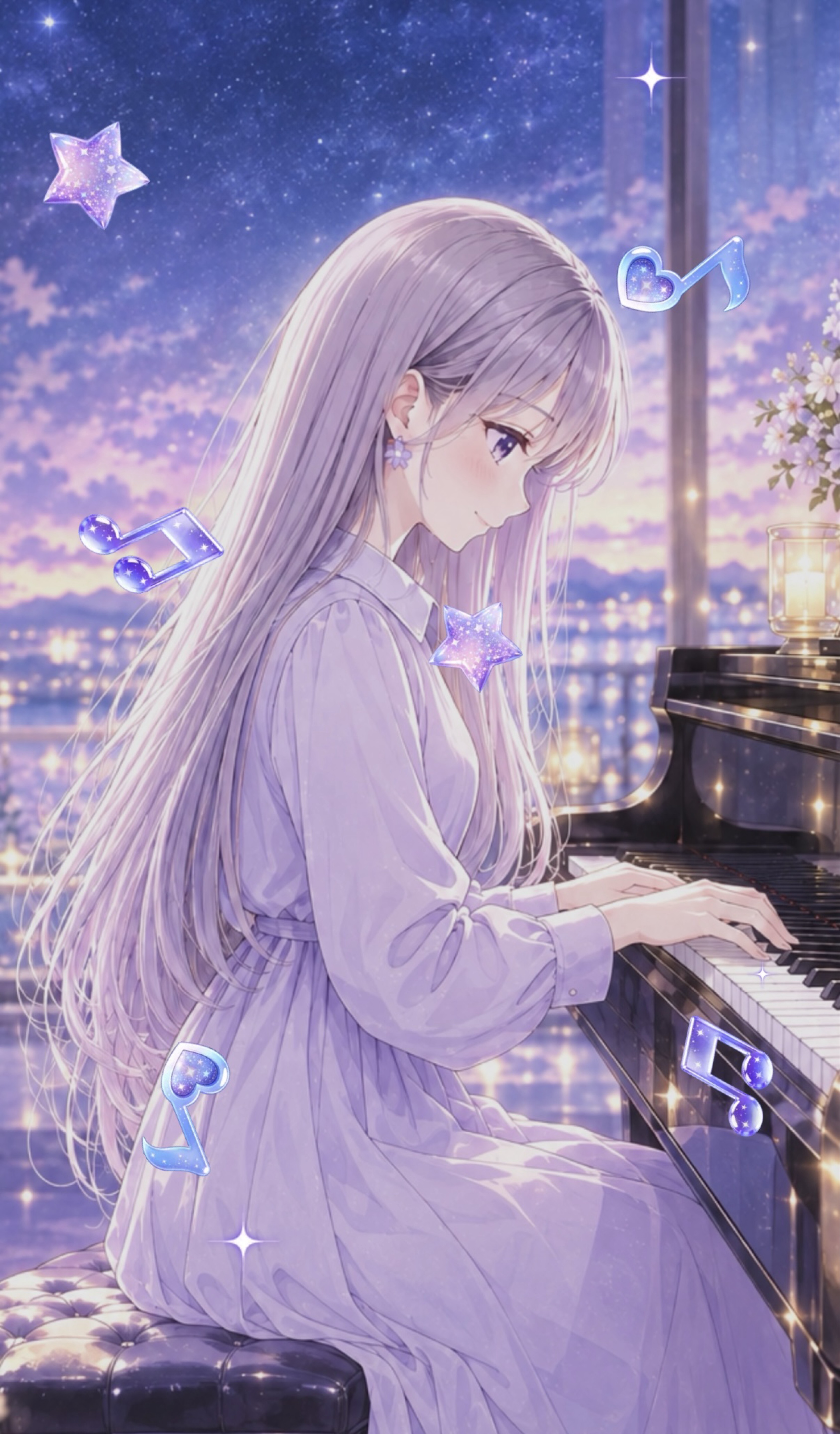 初潜〇ピアノ練習
