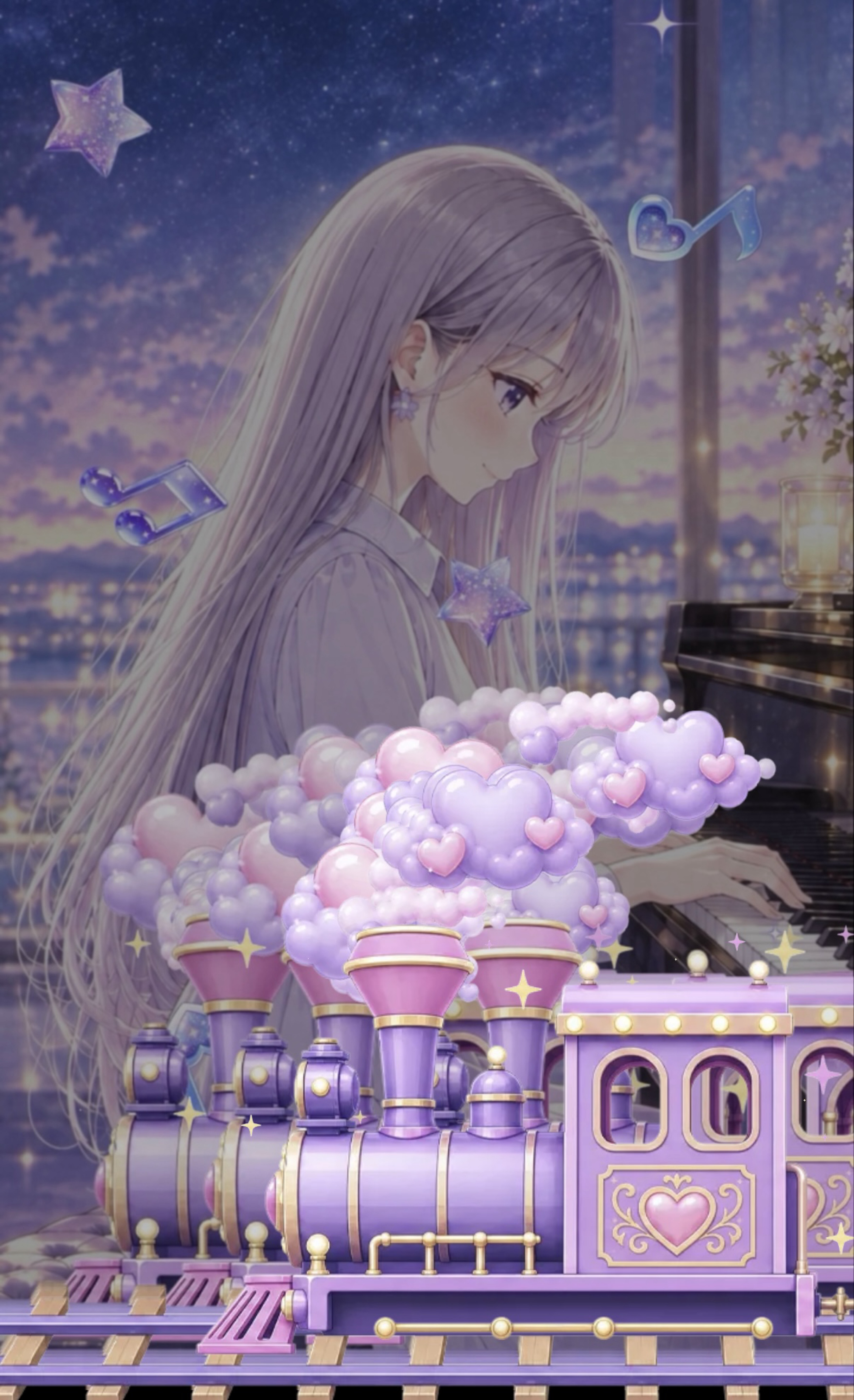 初潜〇ピアノ練習