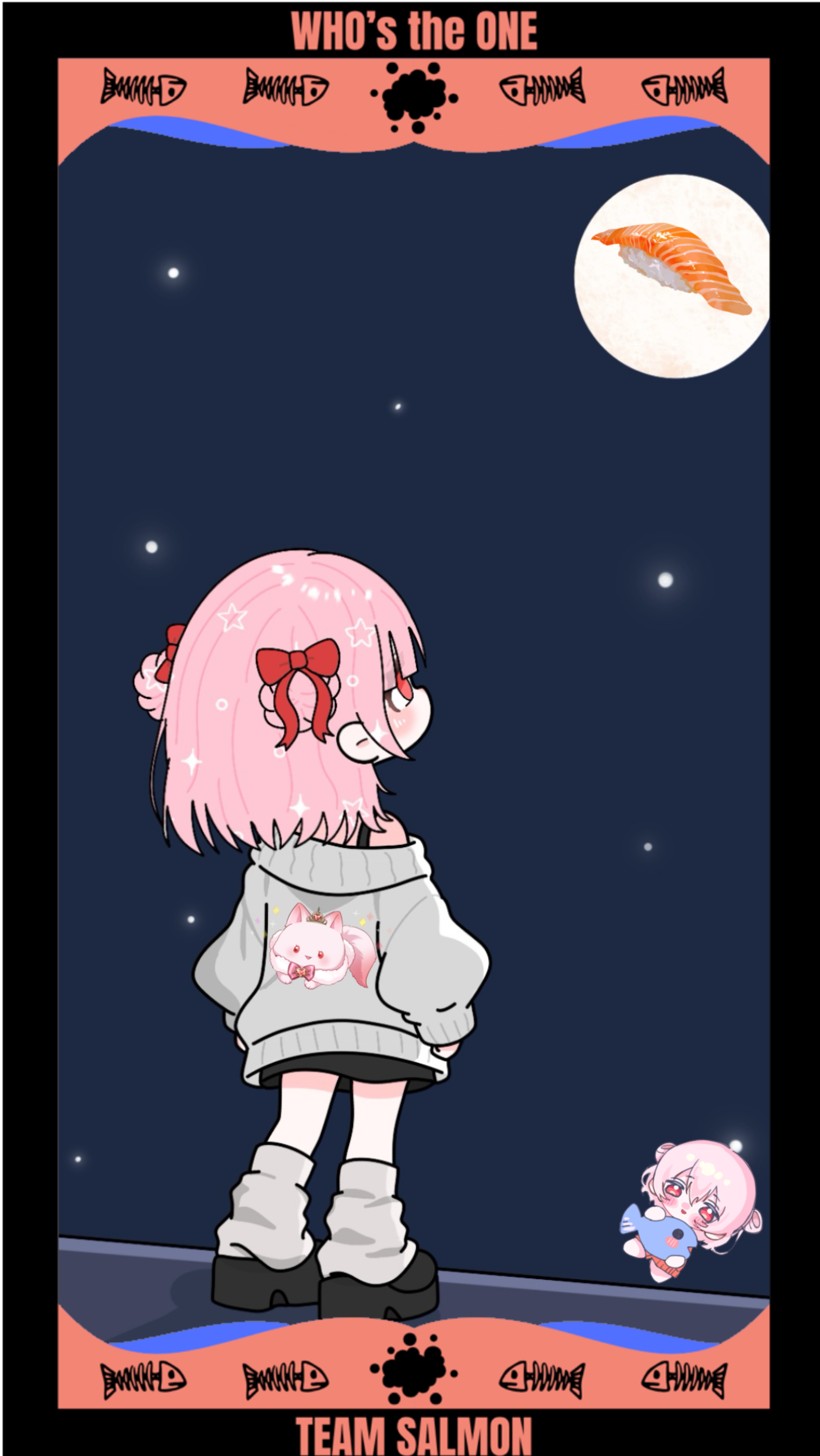 月が綺麗ですね✨️何色でも○