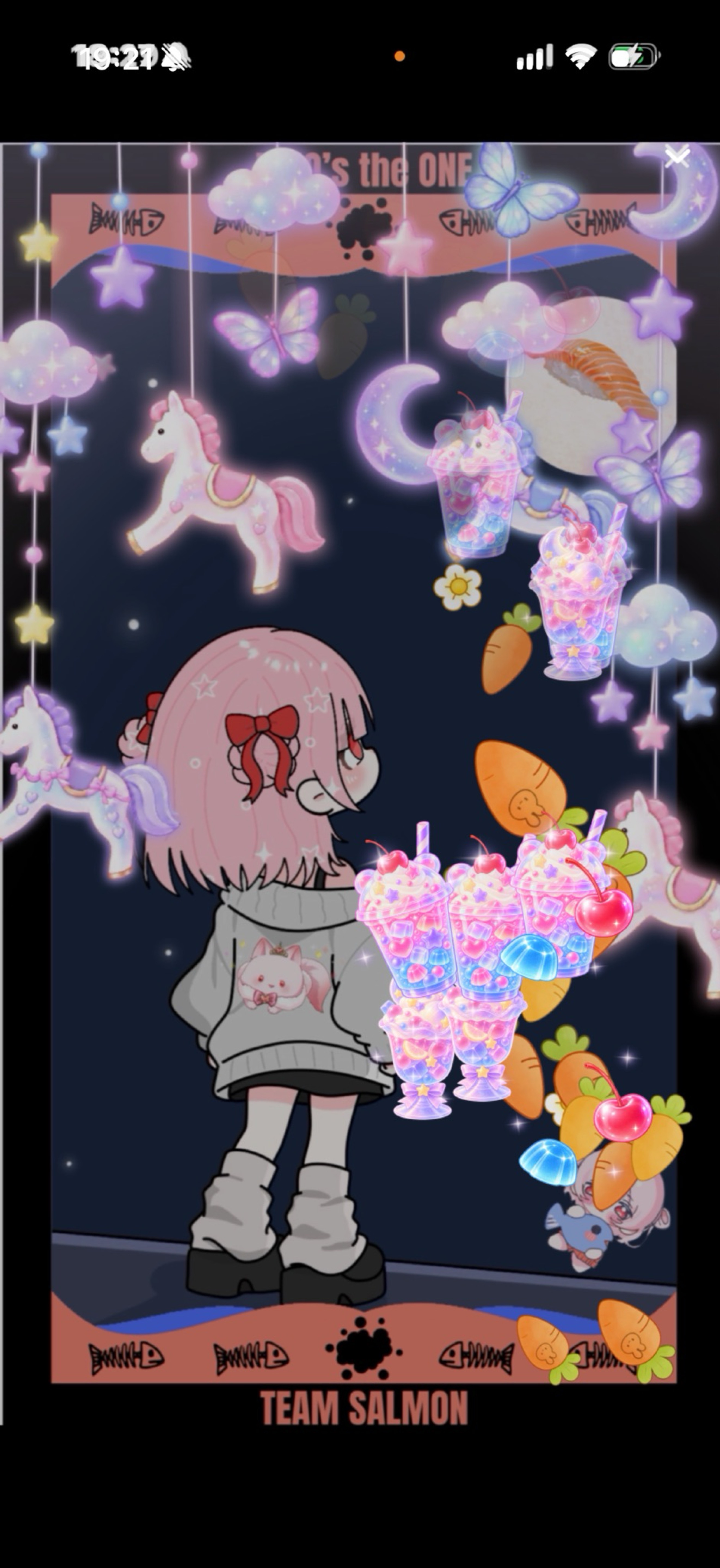 月が綺麗ですね✨️何色でも○