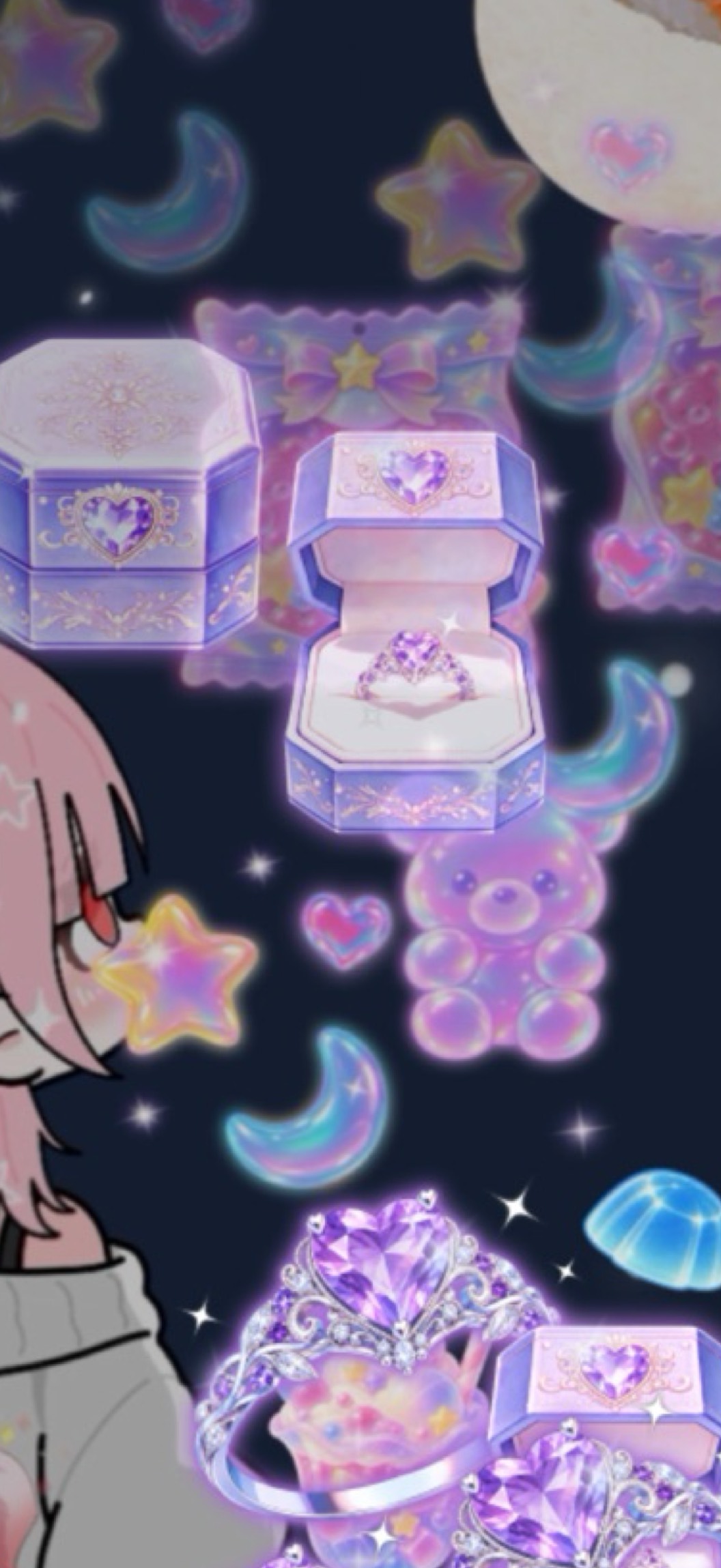 月が綺麗ですね✨️何色でも○